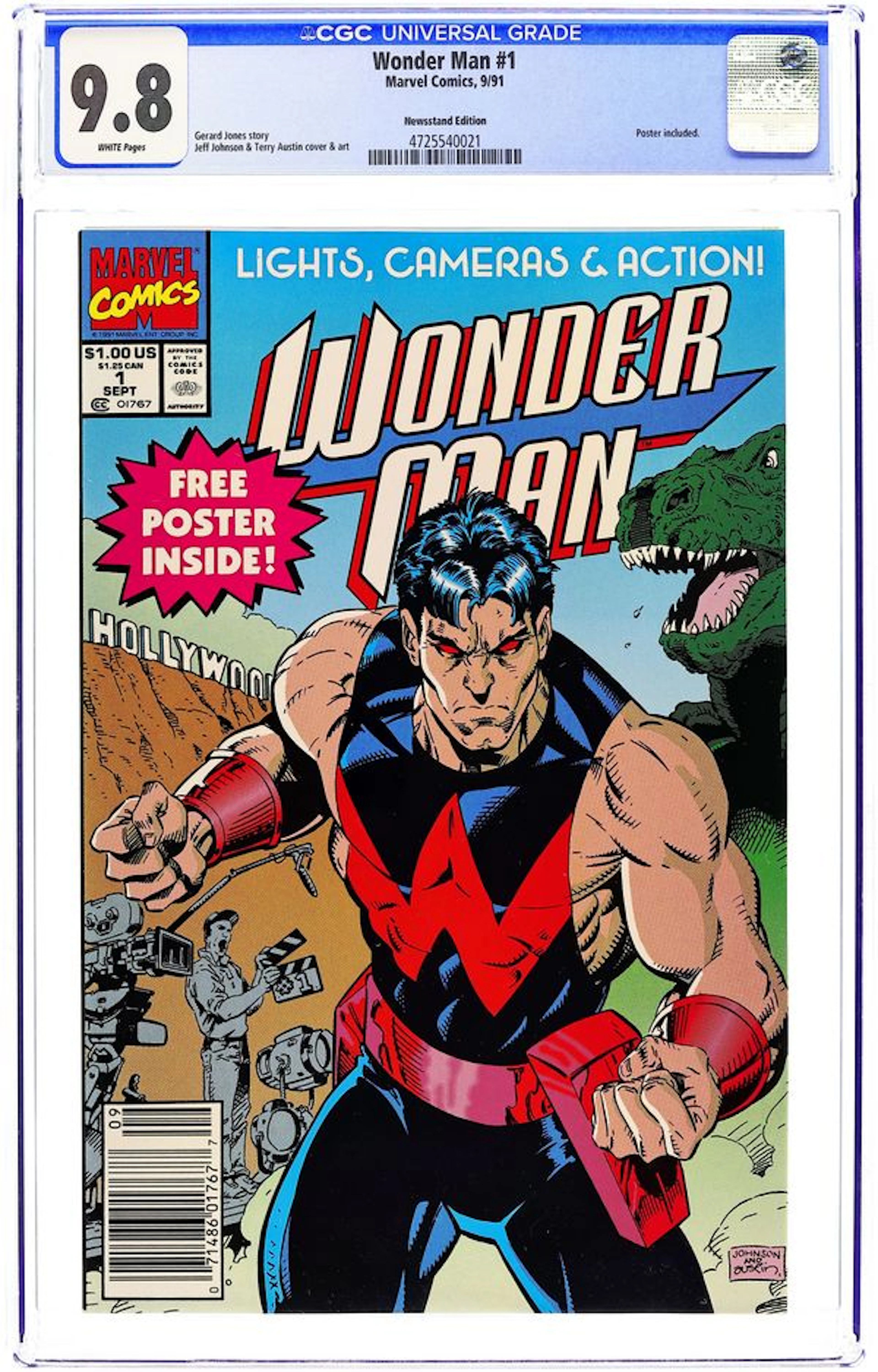 Wonder Man (1991 1st Series) 1N CGC 9.8