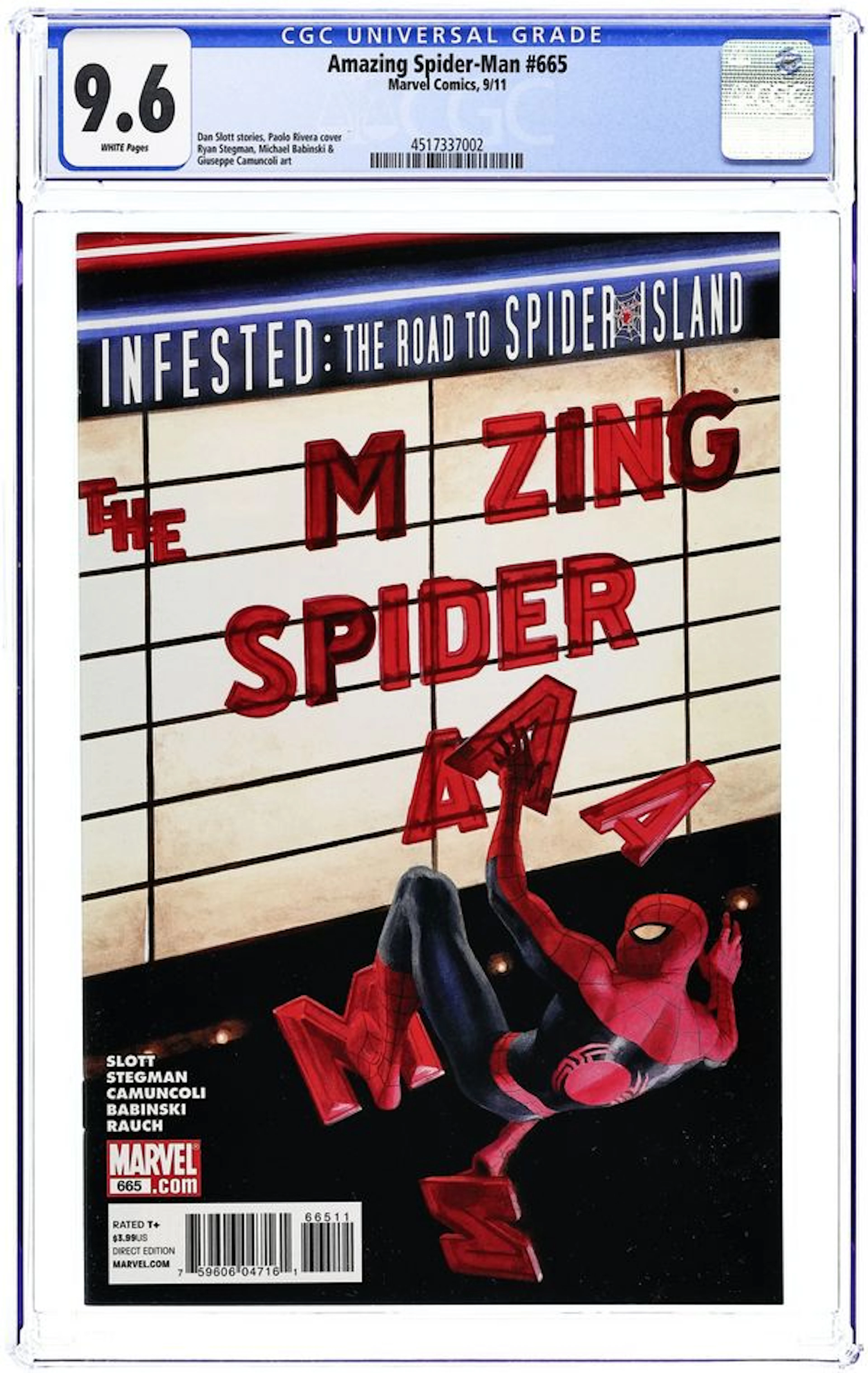 Amazing Spider-Man (1998 2nd Series) 665A CGC 9.6