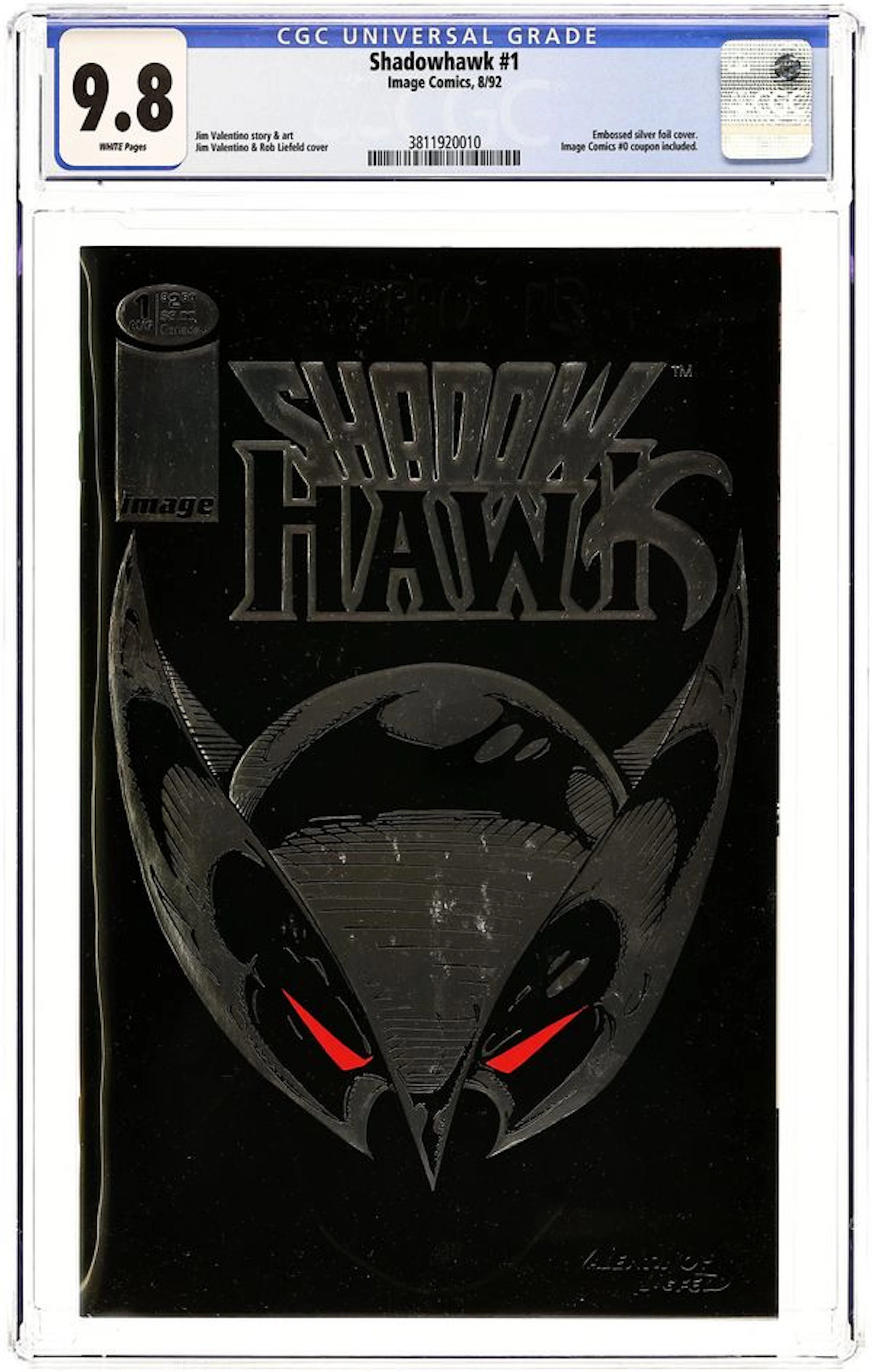 Shadowhawk (1992 1st Series) 1D CGC 9.8