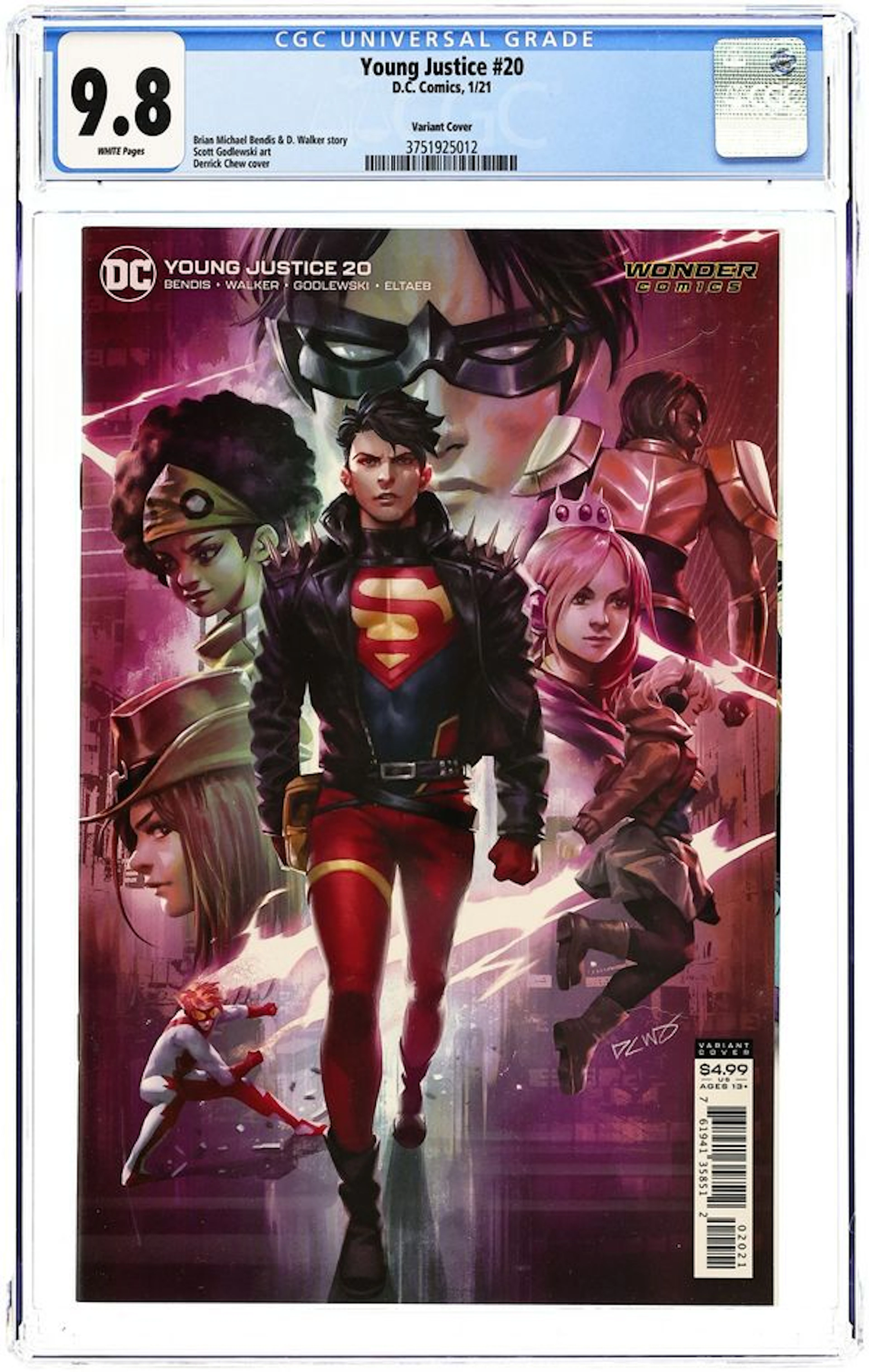 Young Justice (2019 DC 3rd Series) 20B CGC 9.8