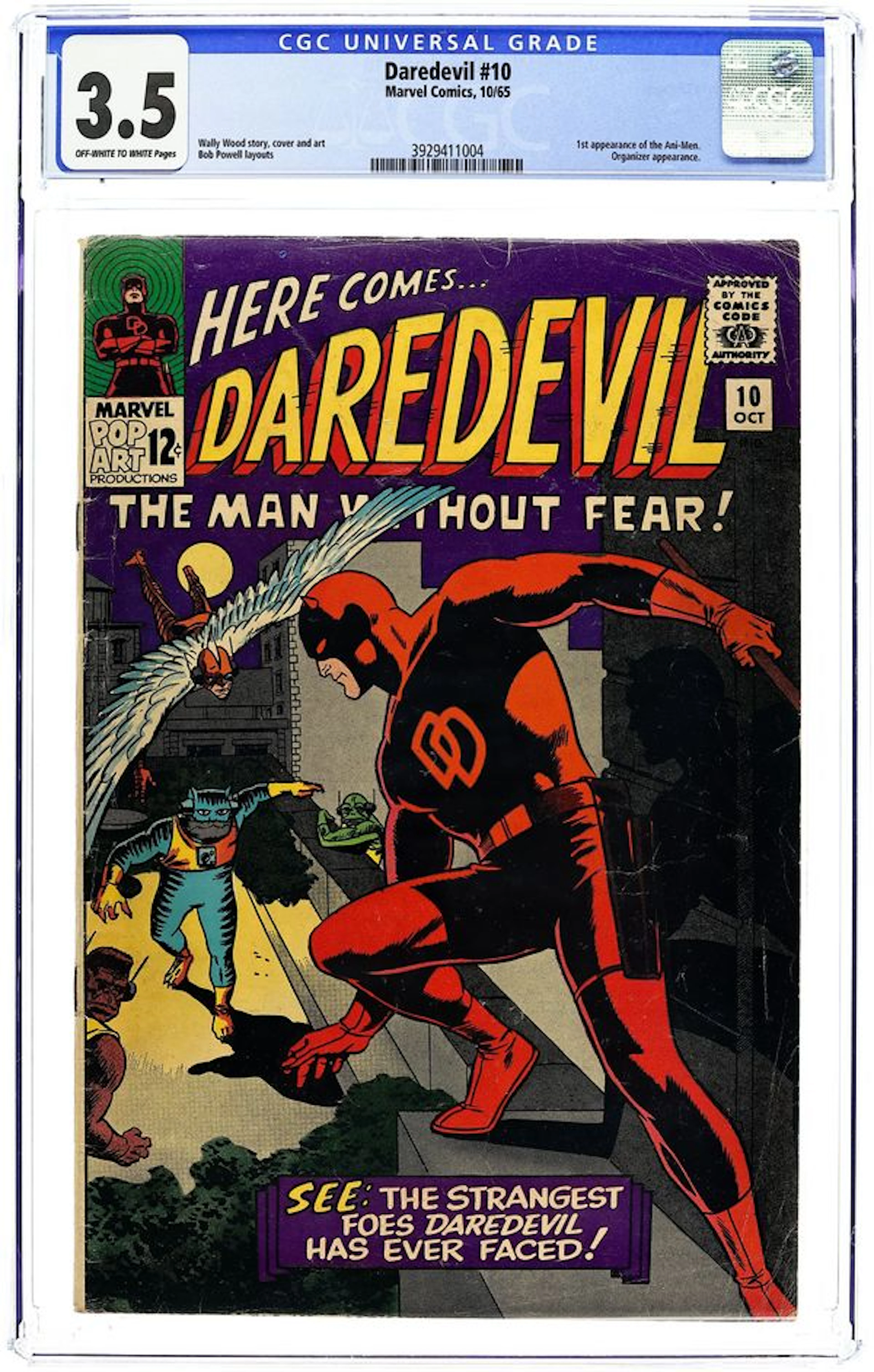 Daredevil (1964 1st Series) 10 CGC 3.5