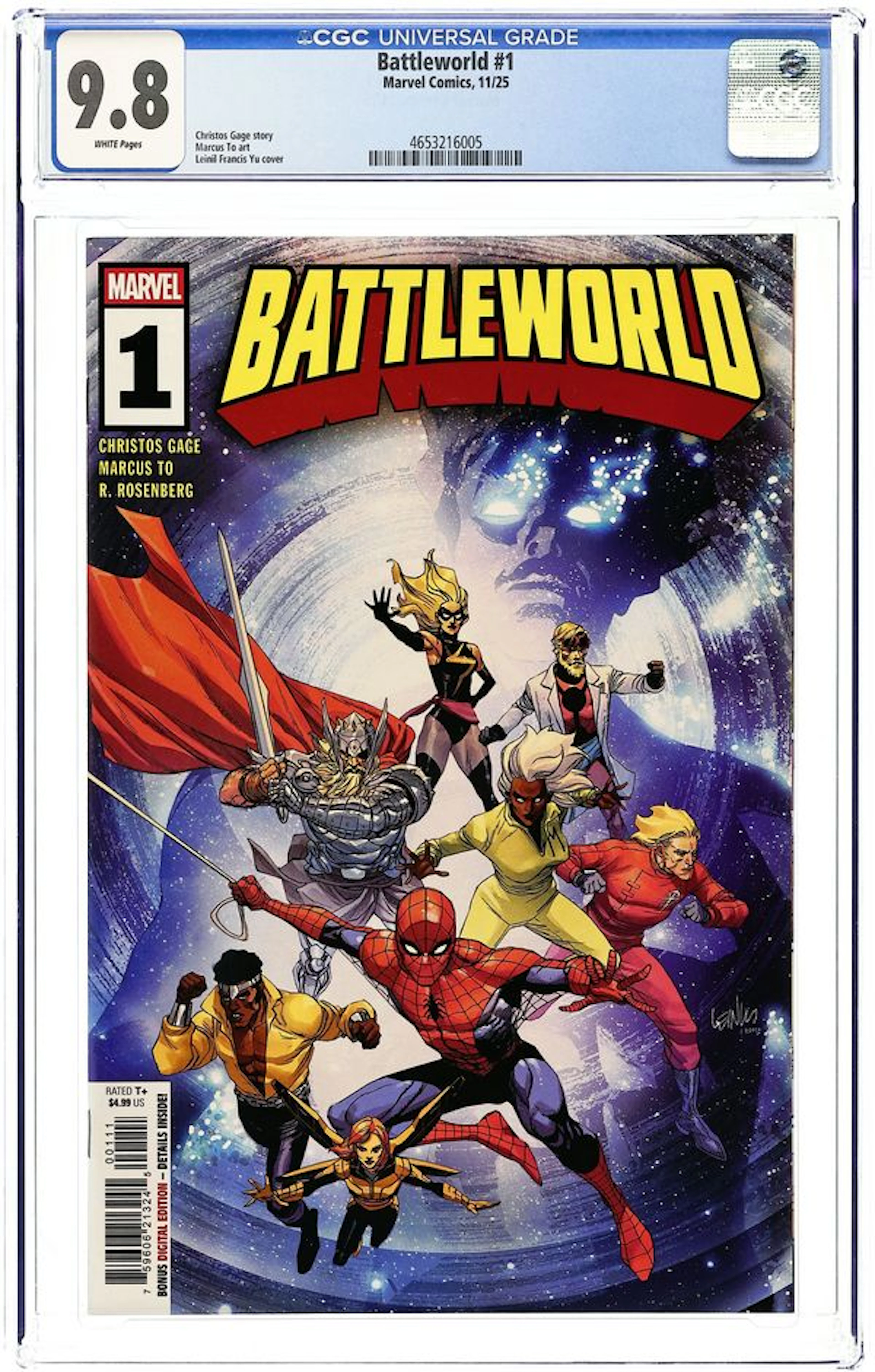 Battleworld (2025 Marvel) 1A CGC 9.8