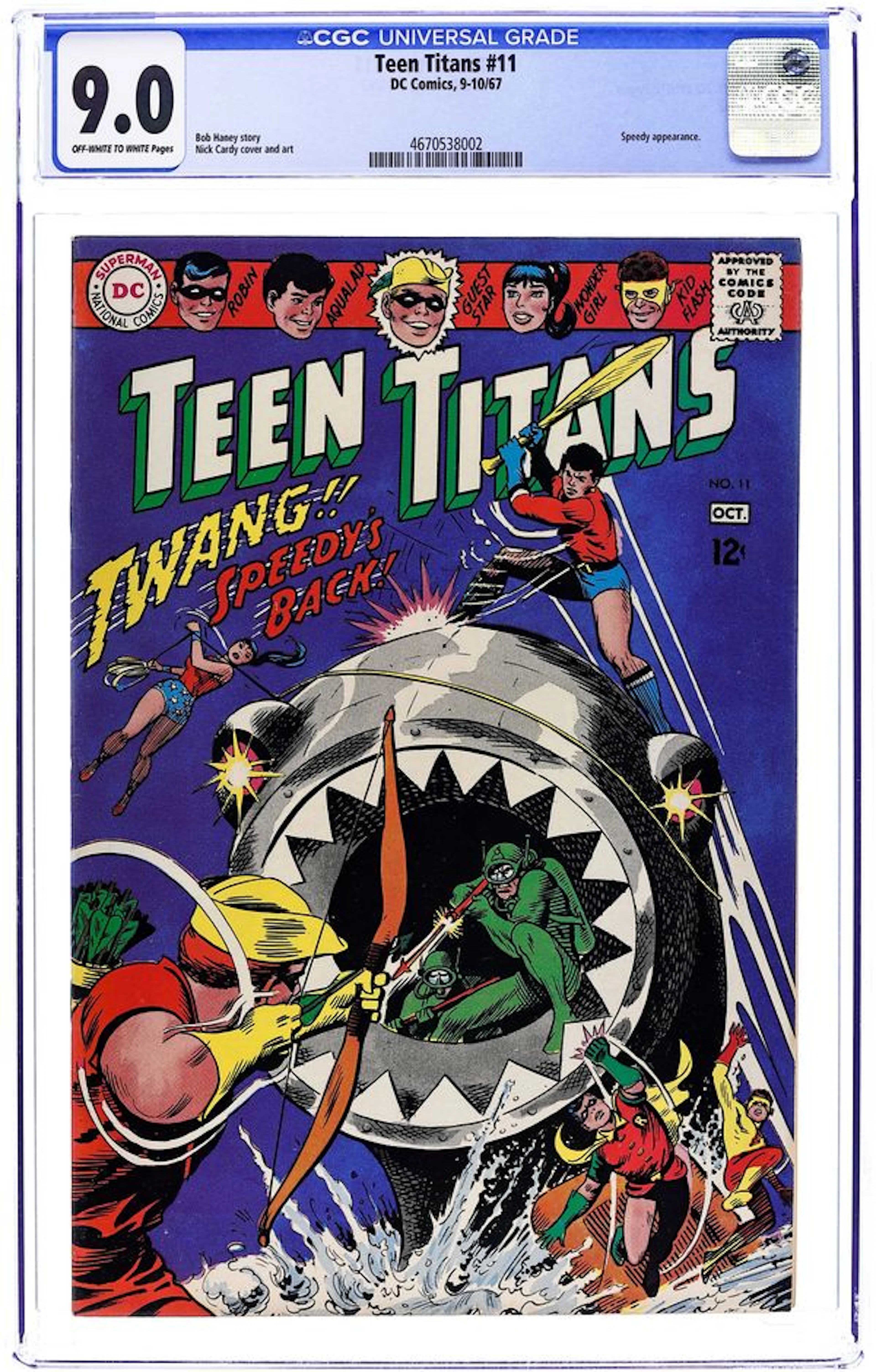 Teen Titans (1966 1st Series) 11 CGC 9.0