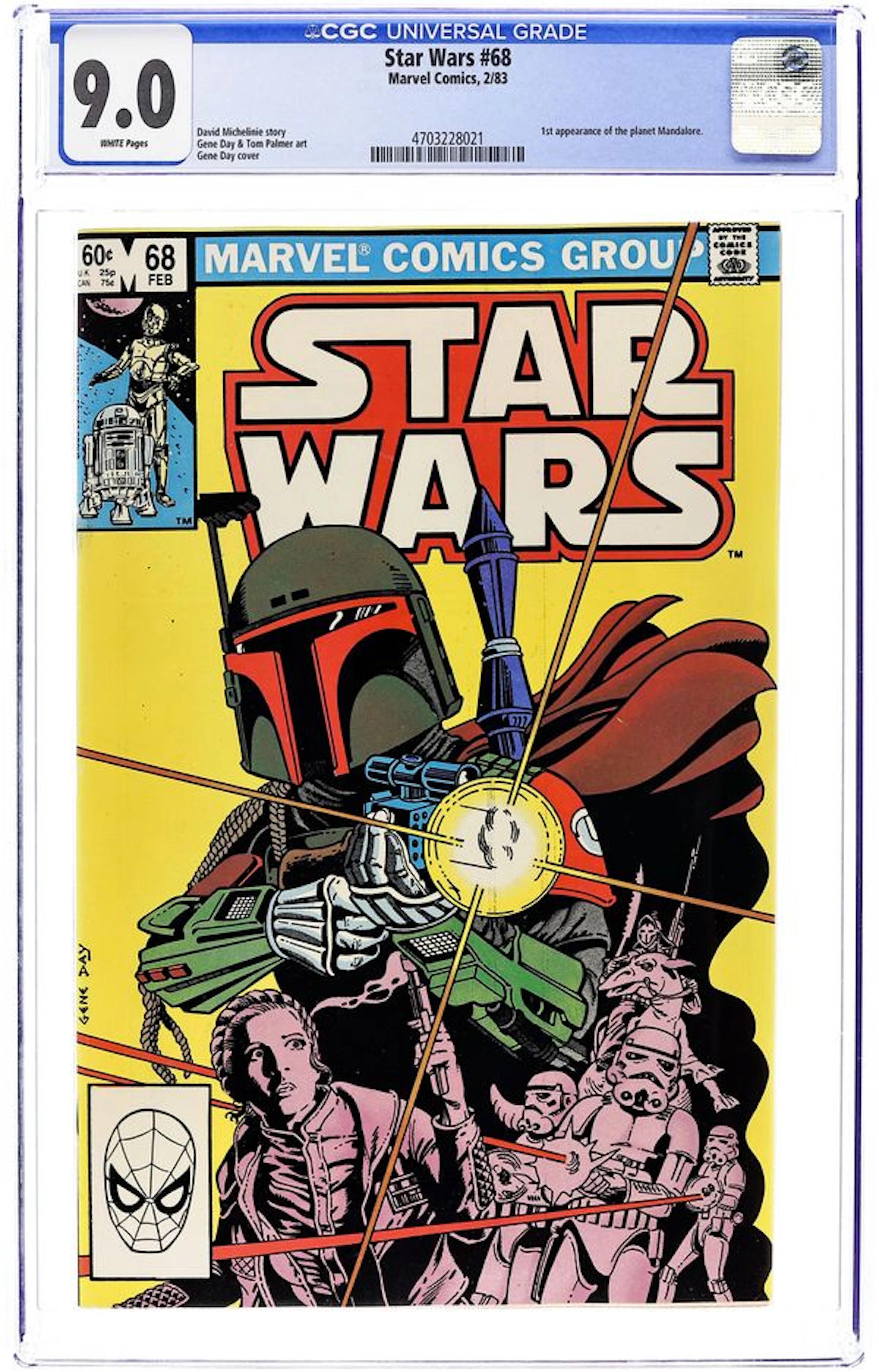 Star Wars (1977 Marvel) 68D CGC 9.0