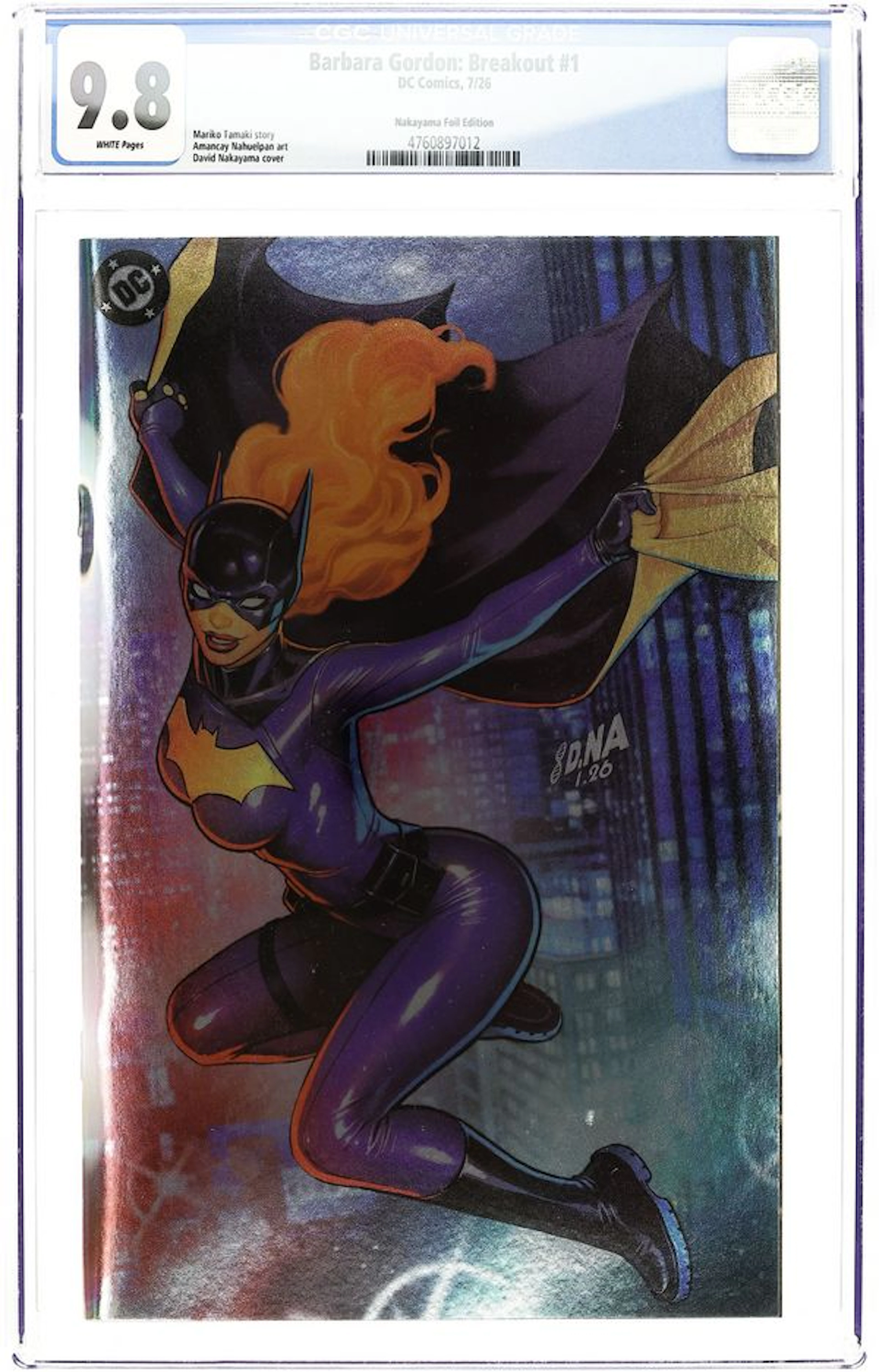 Barbara Gordon Breakout (2026 DC) 1E CGC 9.8