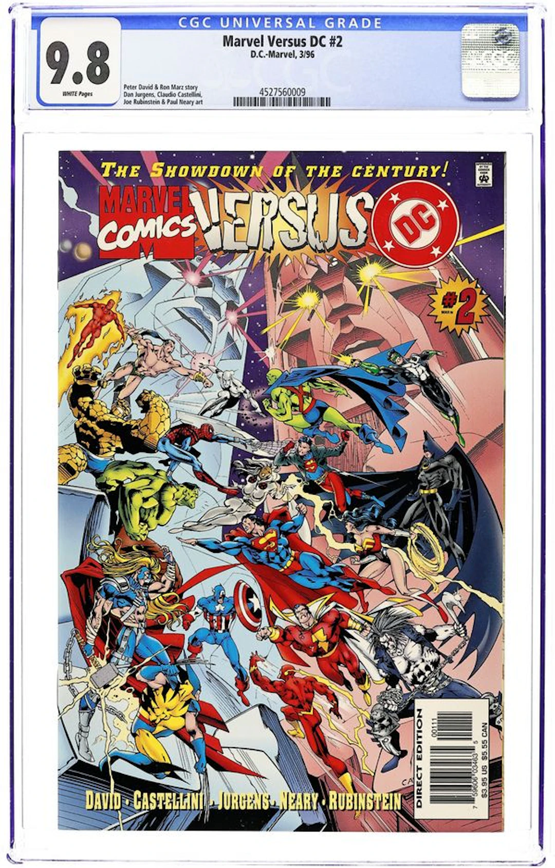 Marvel vs. DC (1996) 2D CGC 9.8