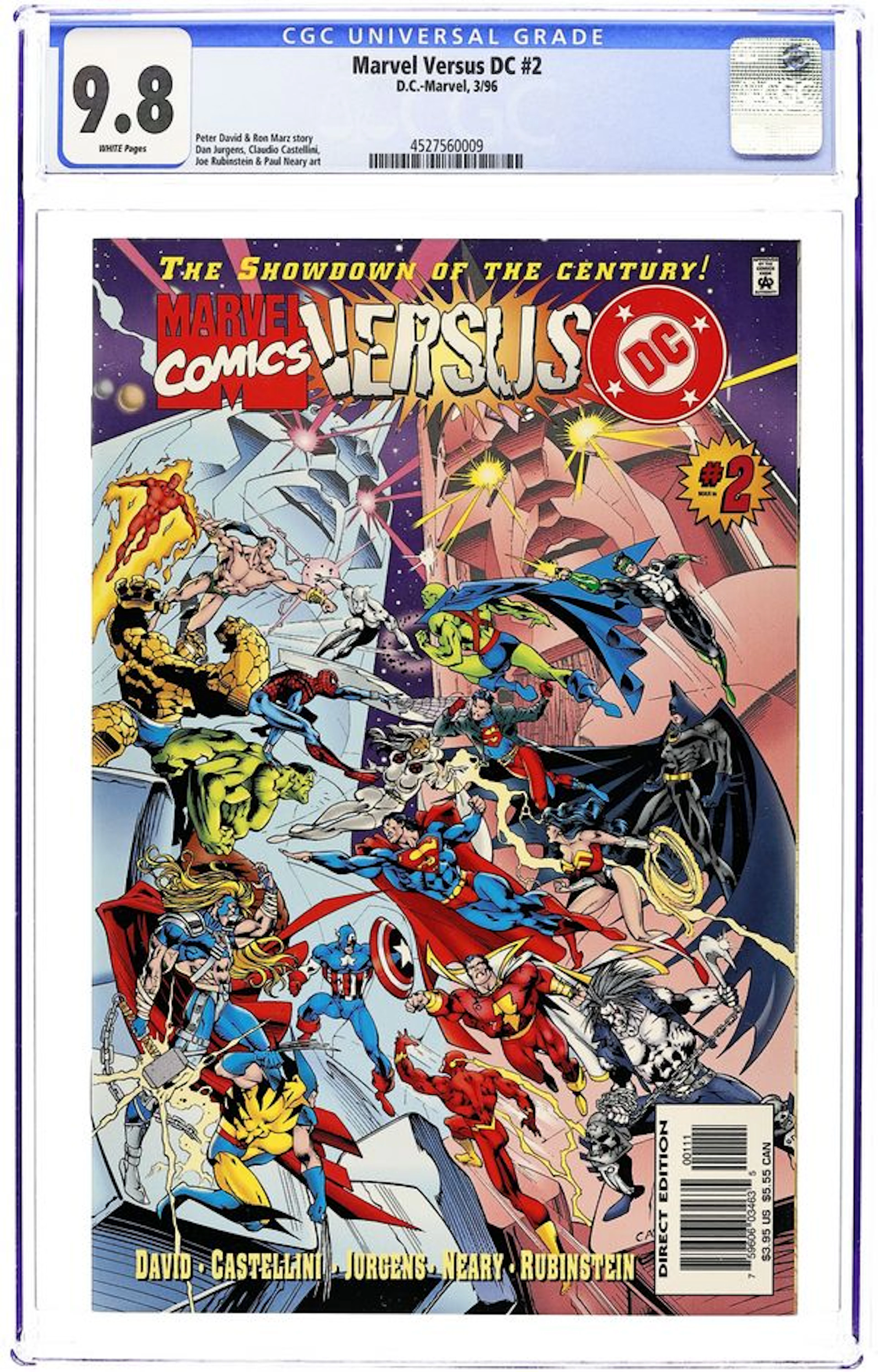 Marvel vs. DC (1996) 2D CGC 9.8