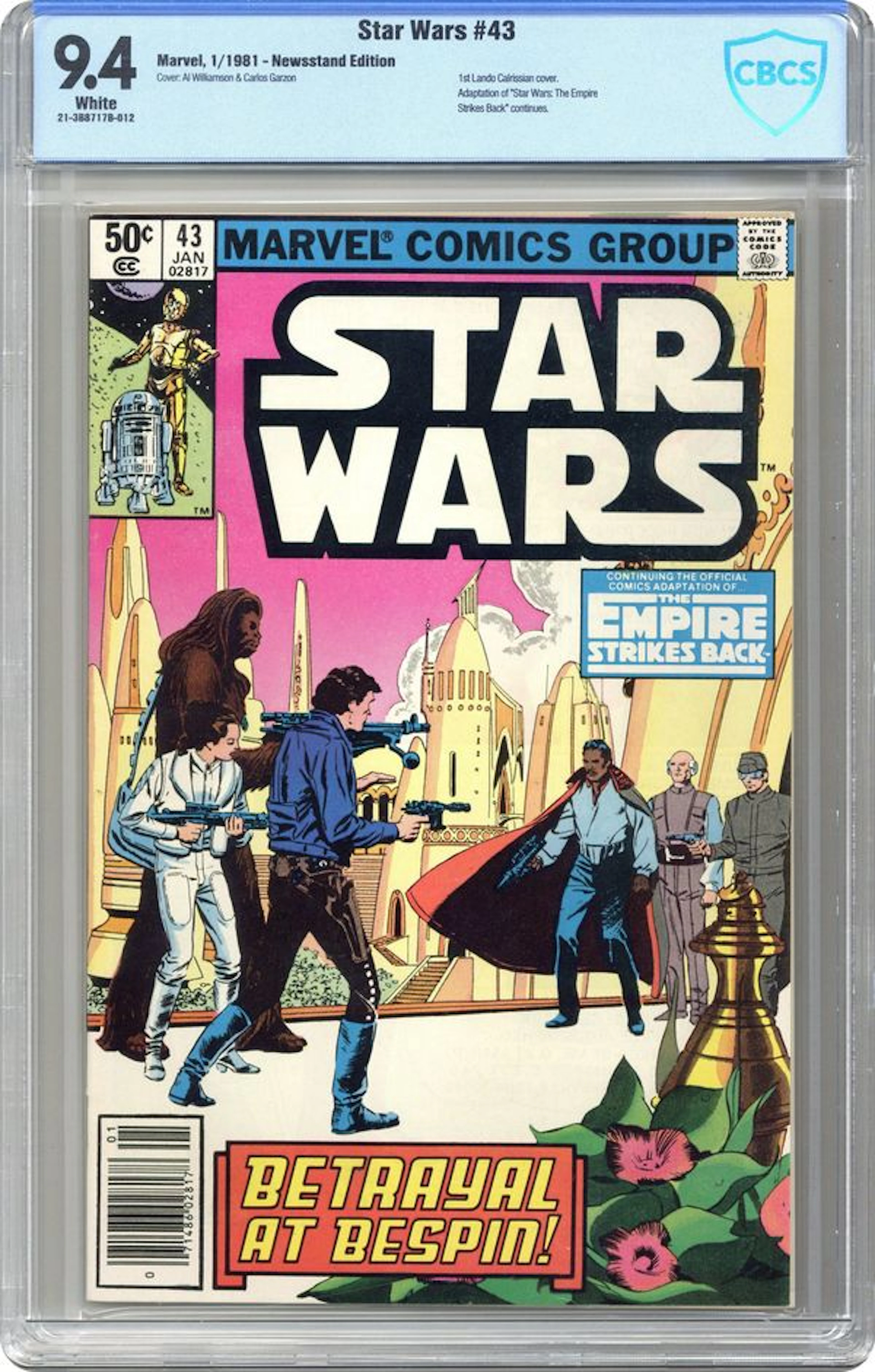Star Wars (1977 Marvel) 43N CBCS 9.4