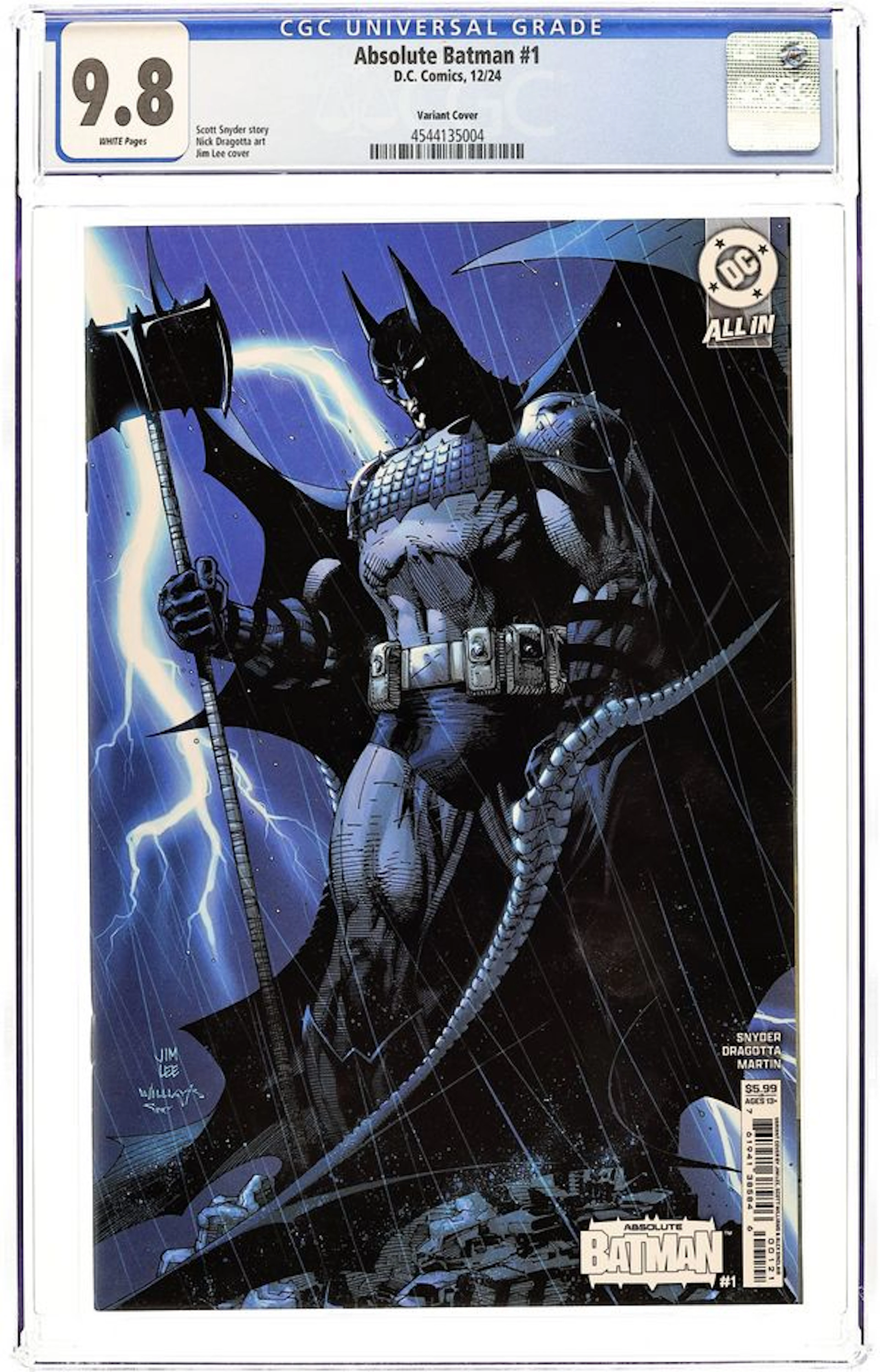 Absolute Batman (2024 DC) 1C CGC 9.8