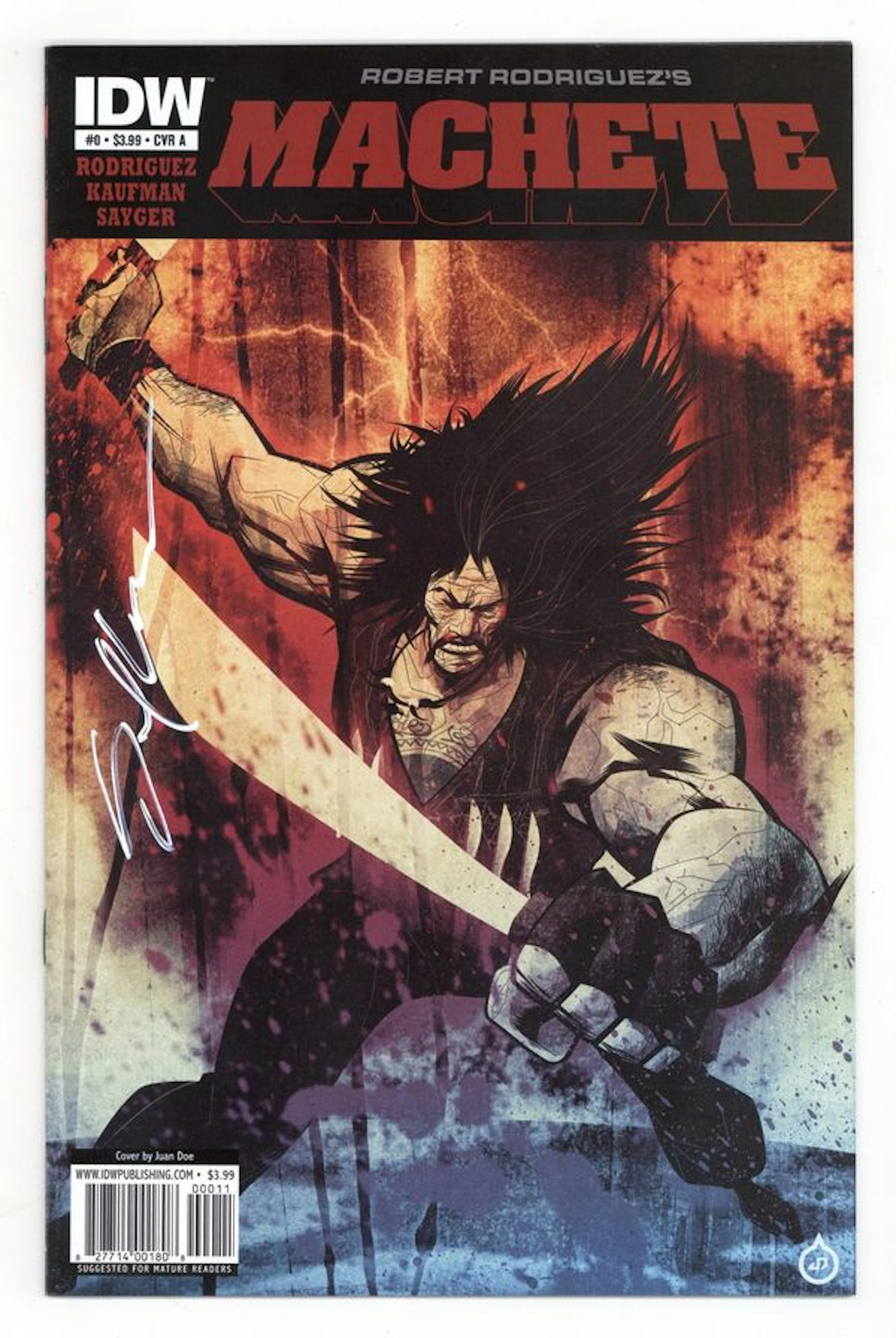 Machete (2010 IDW) 0A VF 8.0