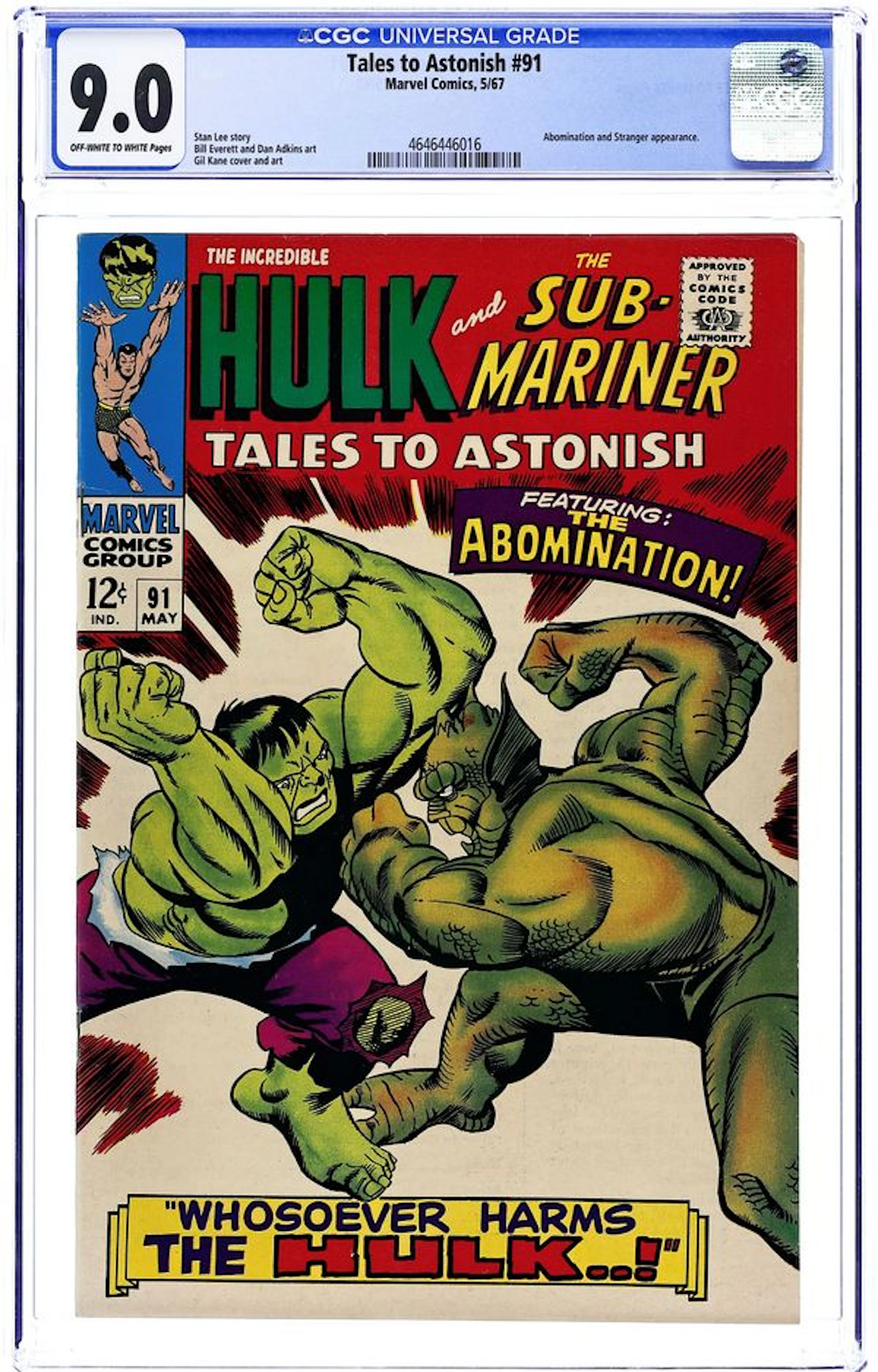 Tales to Astonish (1959-1968 1st Series) 91 CGC 9.0