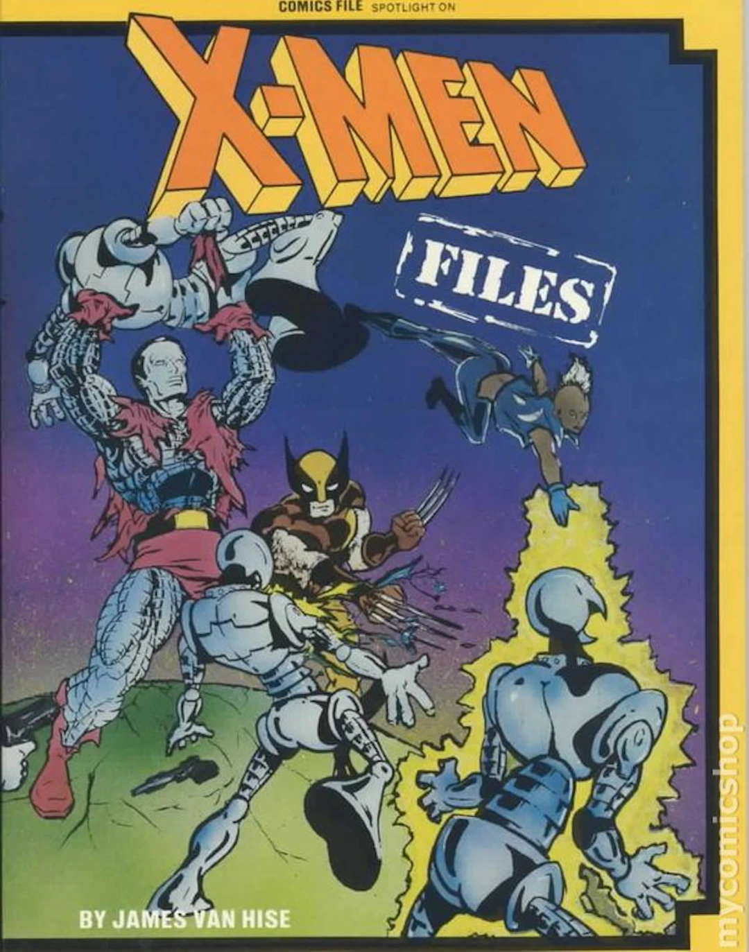 Comics File Magazine Spotlight on X-Men Files SC (1986) 1-1ST NM 9.4