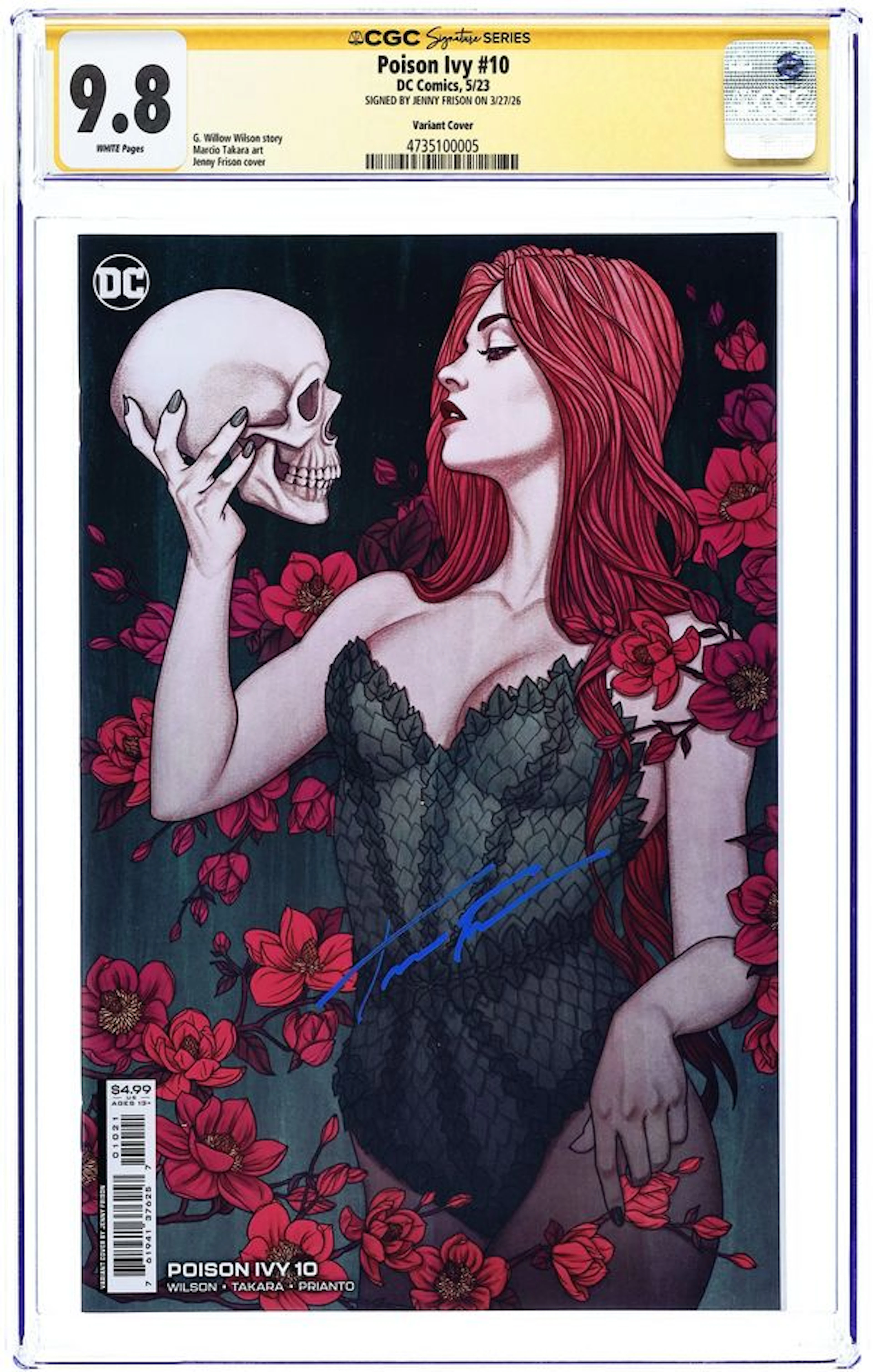 Poison Ivy (2022 DC) 10B CGC 9.8 SS Frison