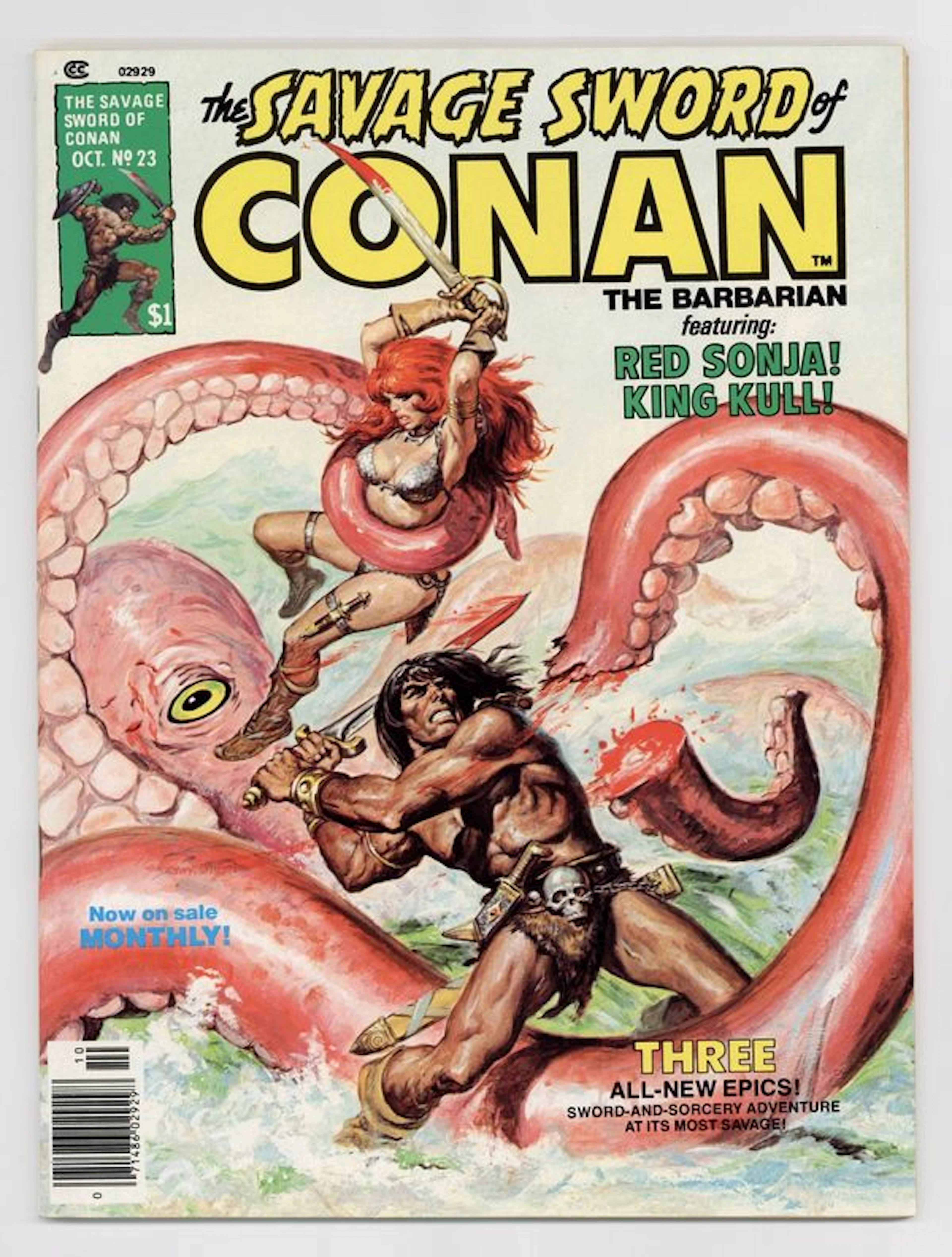 Savage Sword of Conan (1974 Marvel) 23 FN/VF 7.0