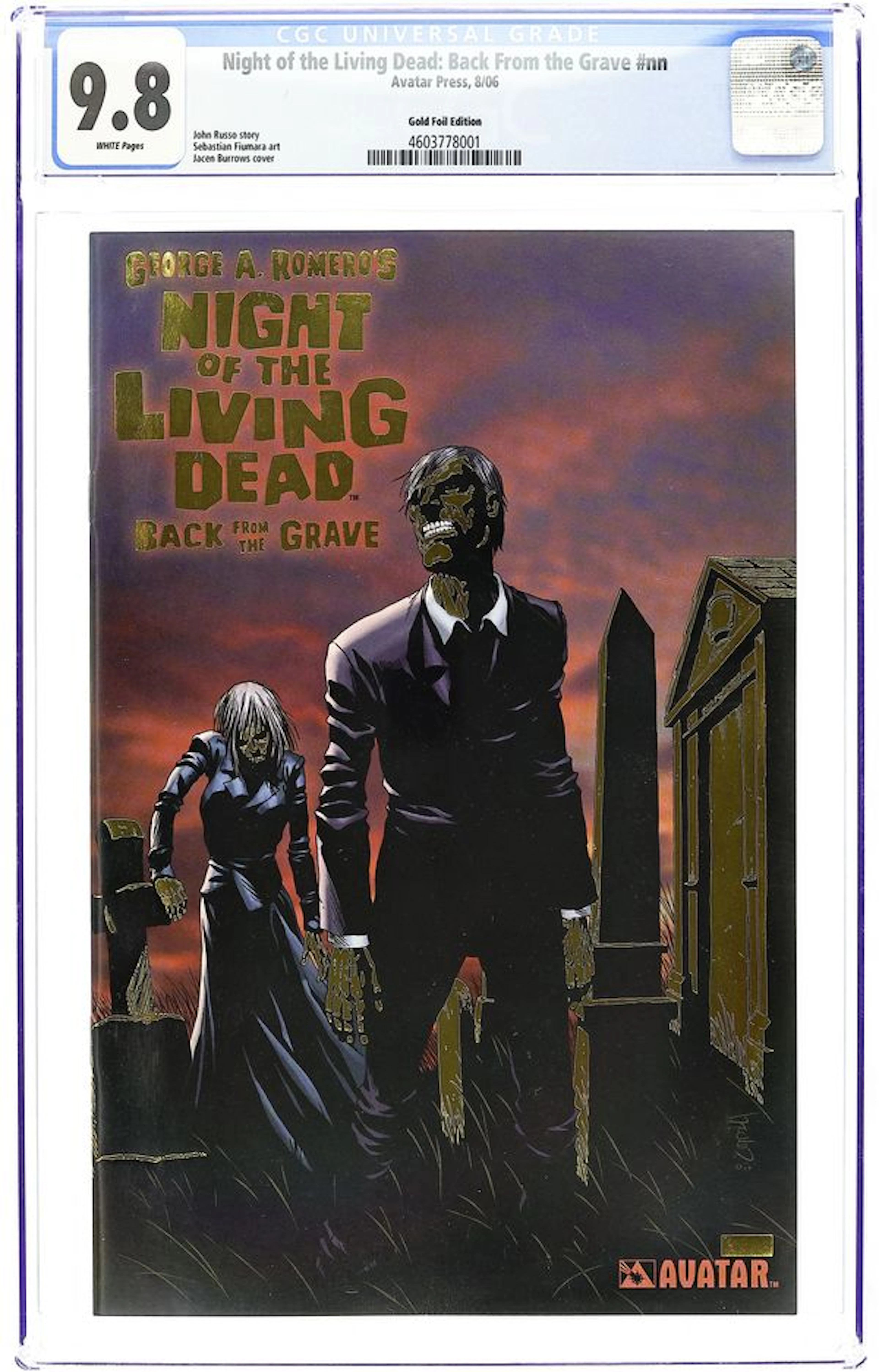 Night of the Living Dead Back from the Grave (2006) 1L CGC 9.8