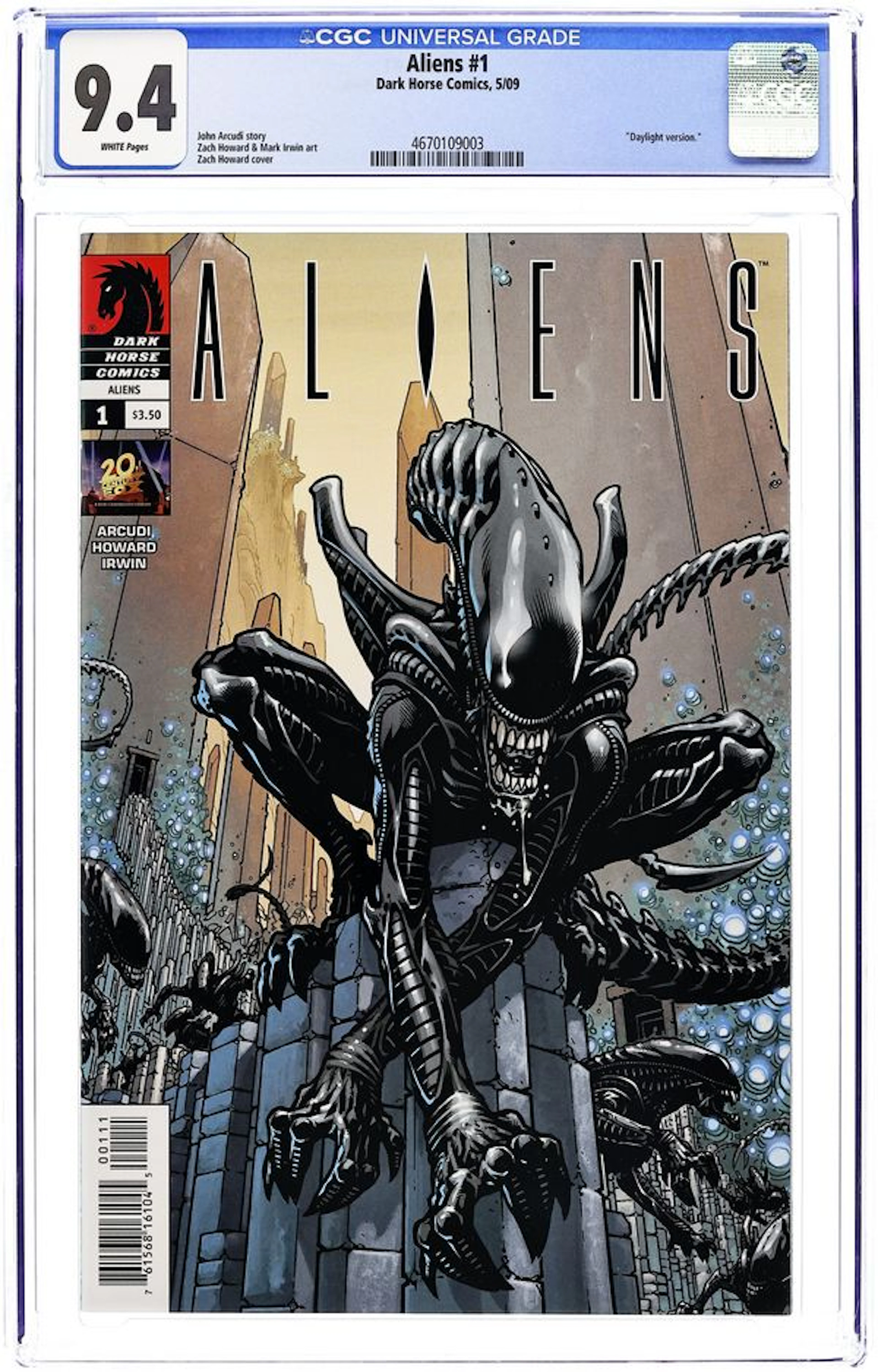 Aliens (2009 Dark Horse) 1A CGC 9.4