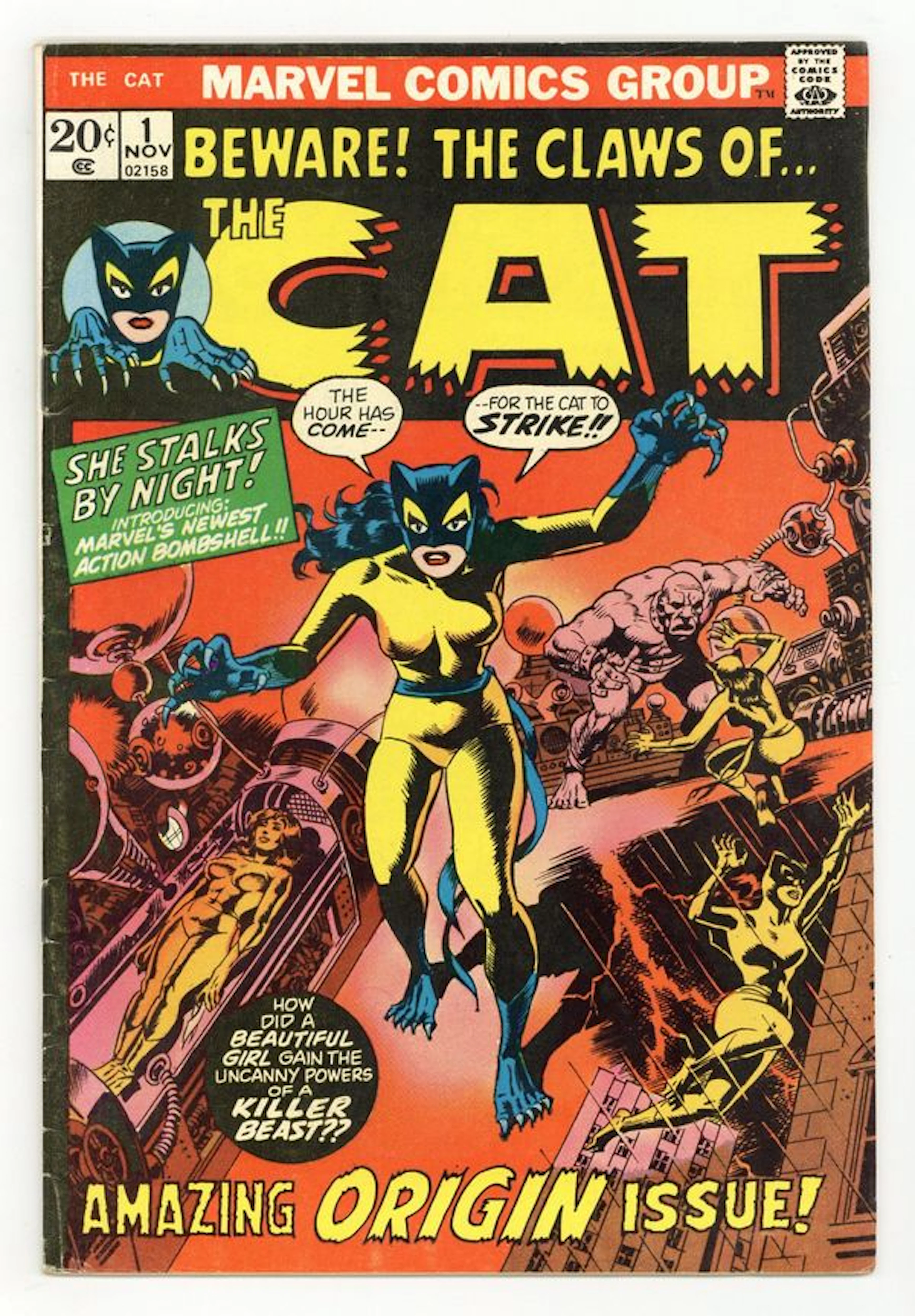 Cat (1972 Marvel) 1 VG/FN 5.0