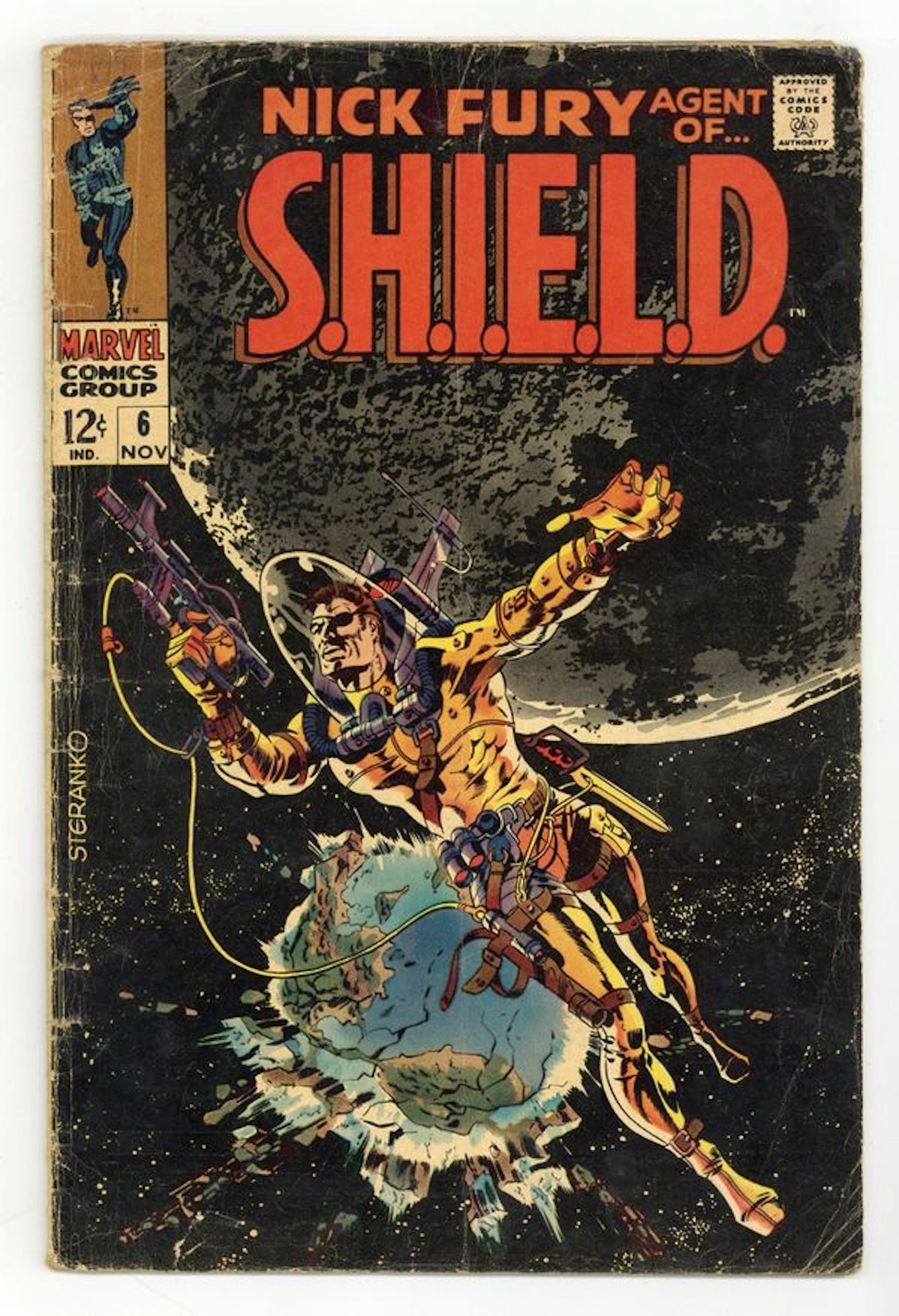 Nick Fury Agent of SHIELD (1968 1st Series) 6 GD+ 2.5