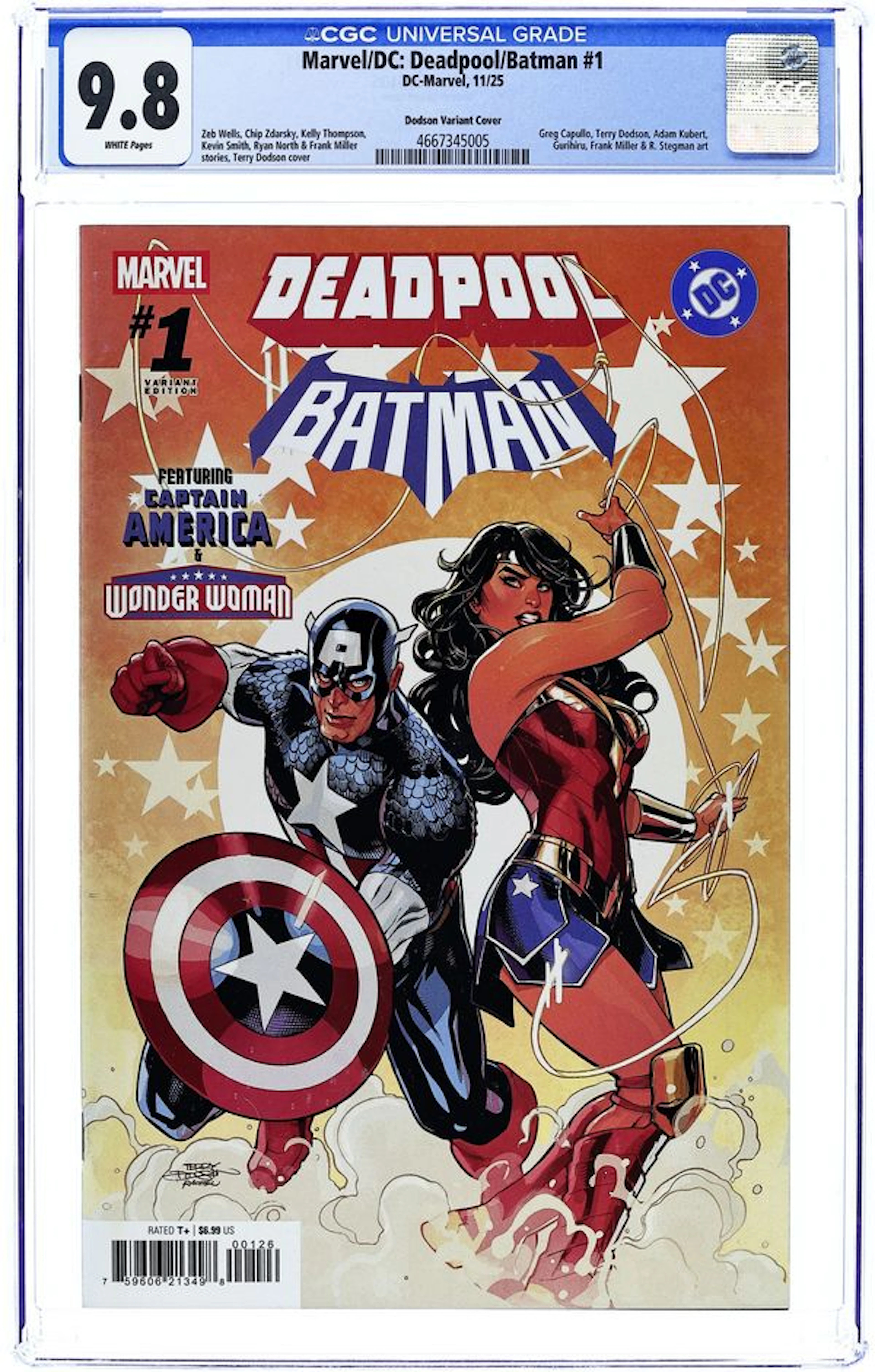 Deadpool Batman (2025 Marvel/DC) 1P CGC 9.8