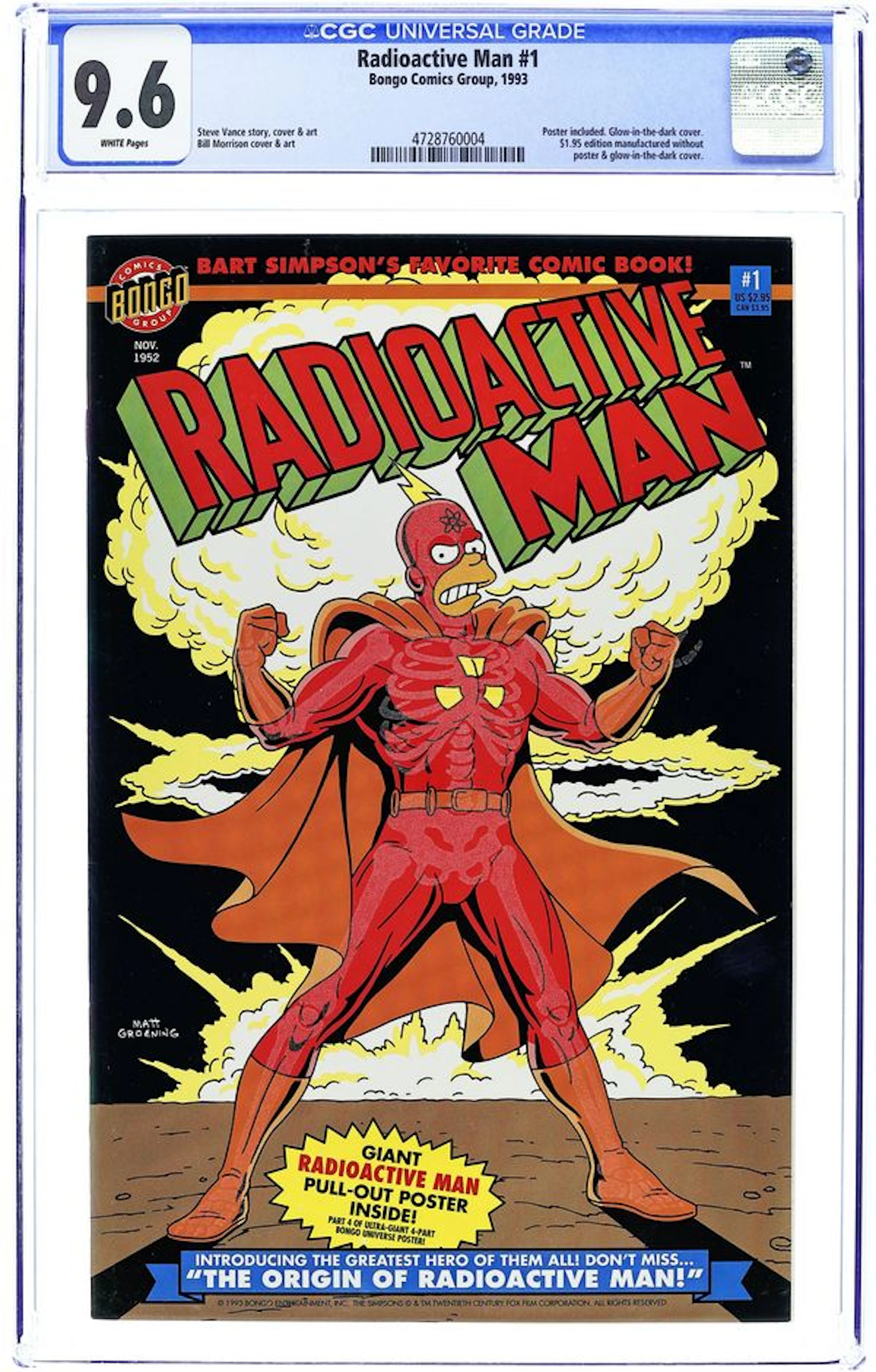 Radioactive Man (1993 1st Series) 1 CGC 9.6