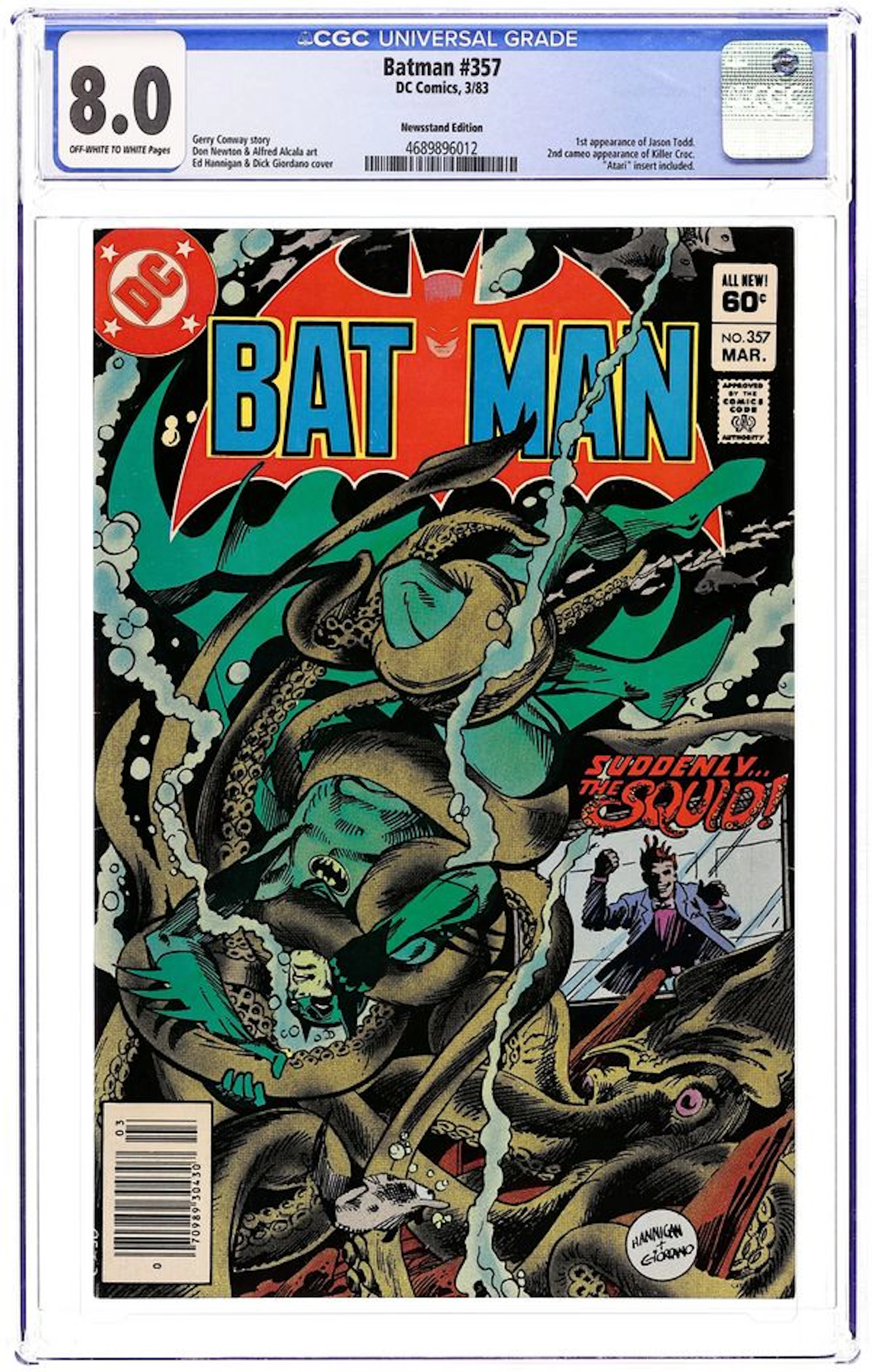Batman (1940) 357N CGC 8.0