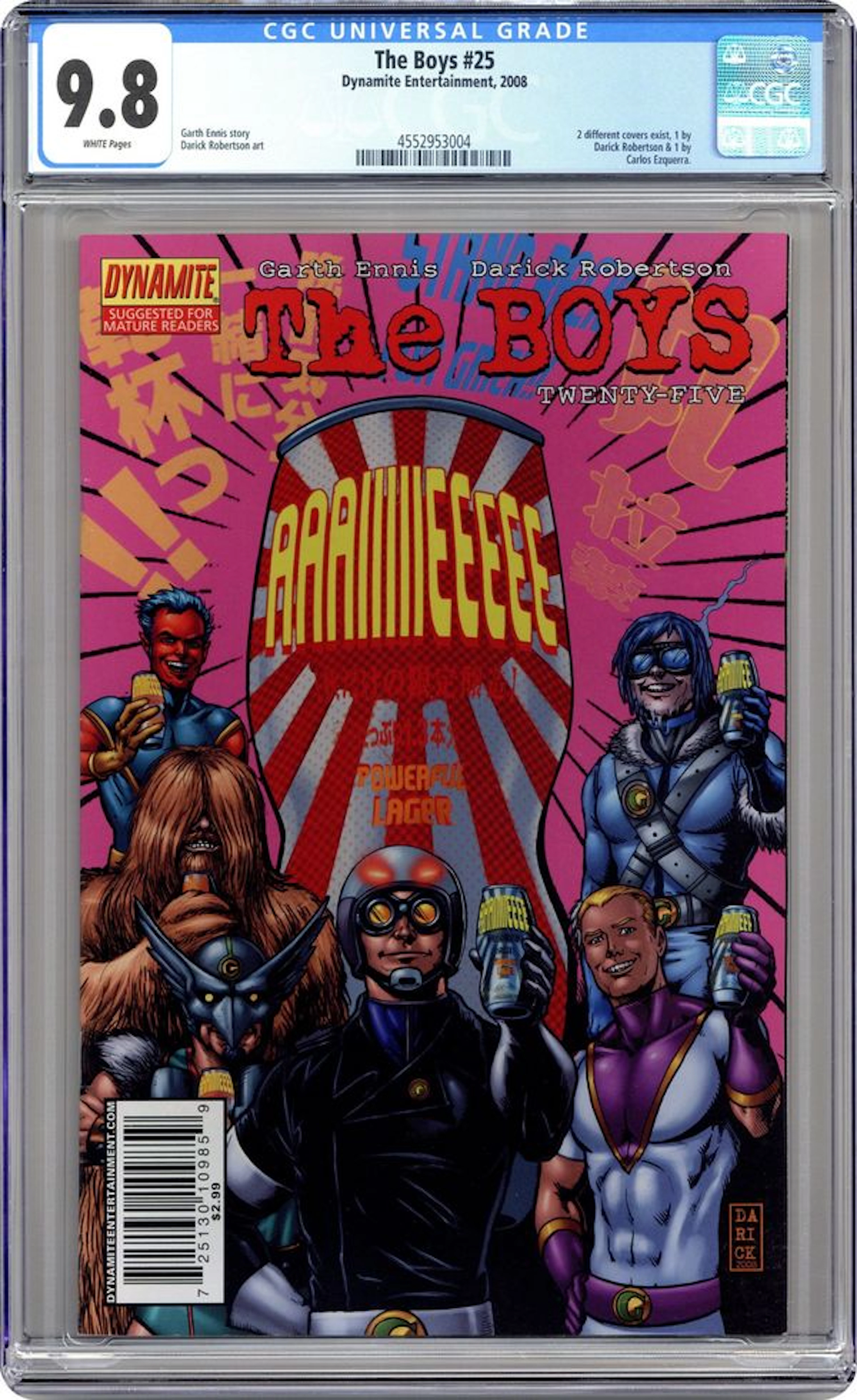 Boys (2006 Wildstorm/Dynamite) 25A CGC 9.8