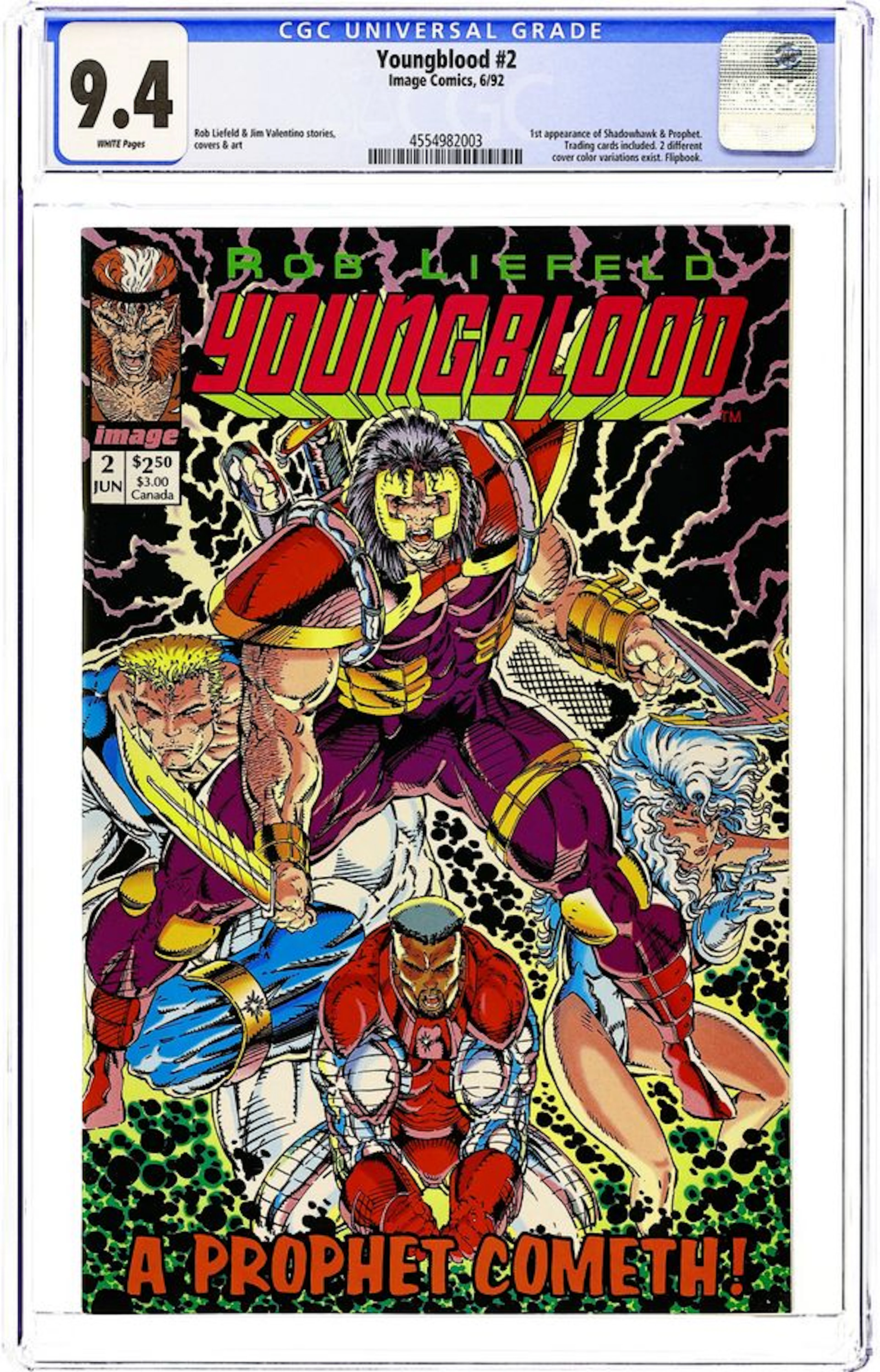 Youngblood (1992 1st Series) 2B CGC 9.4