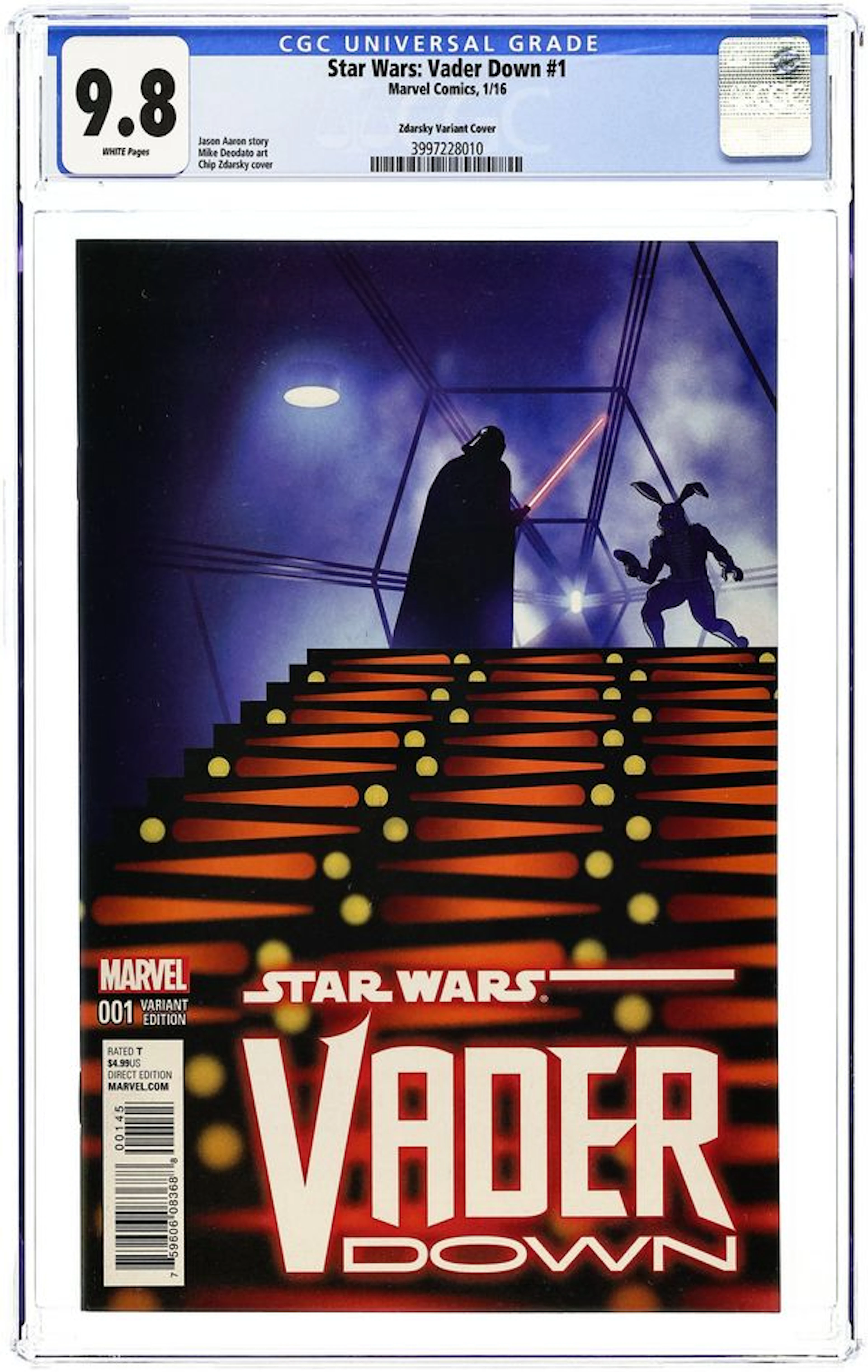 Star Wars Vader Down (2015 Marvel) 1C CGC 9.8
