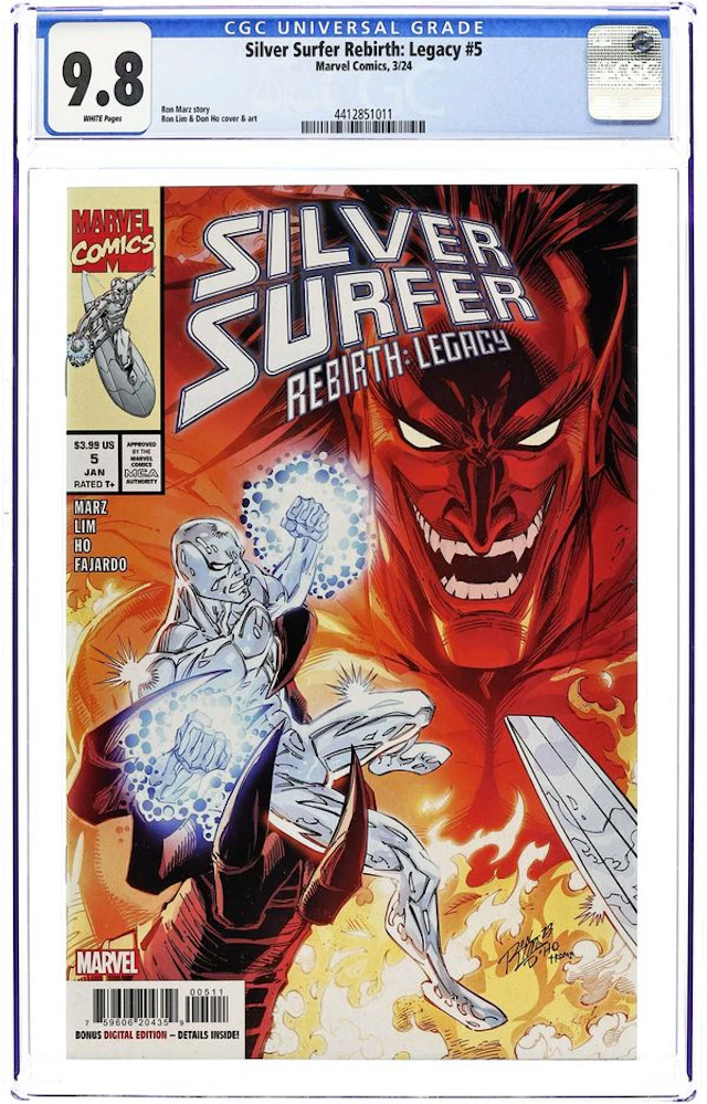 Silver Surfer Rebirth Legacy (2023 Marvel) 5 CGC 9.8