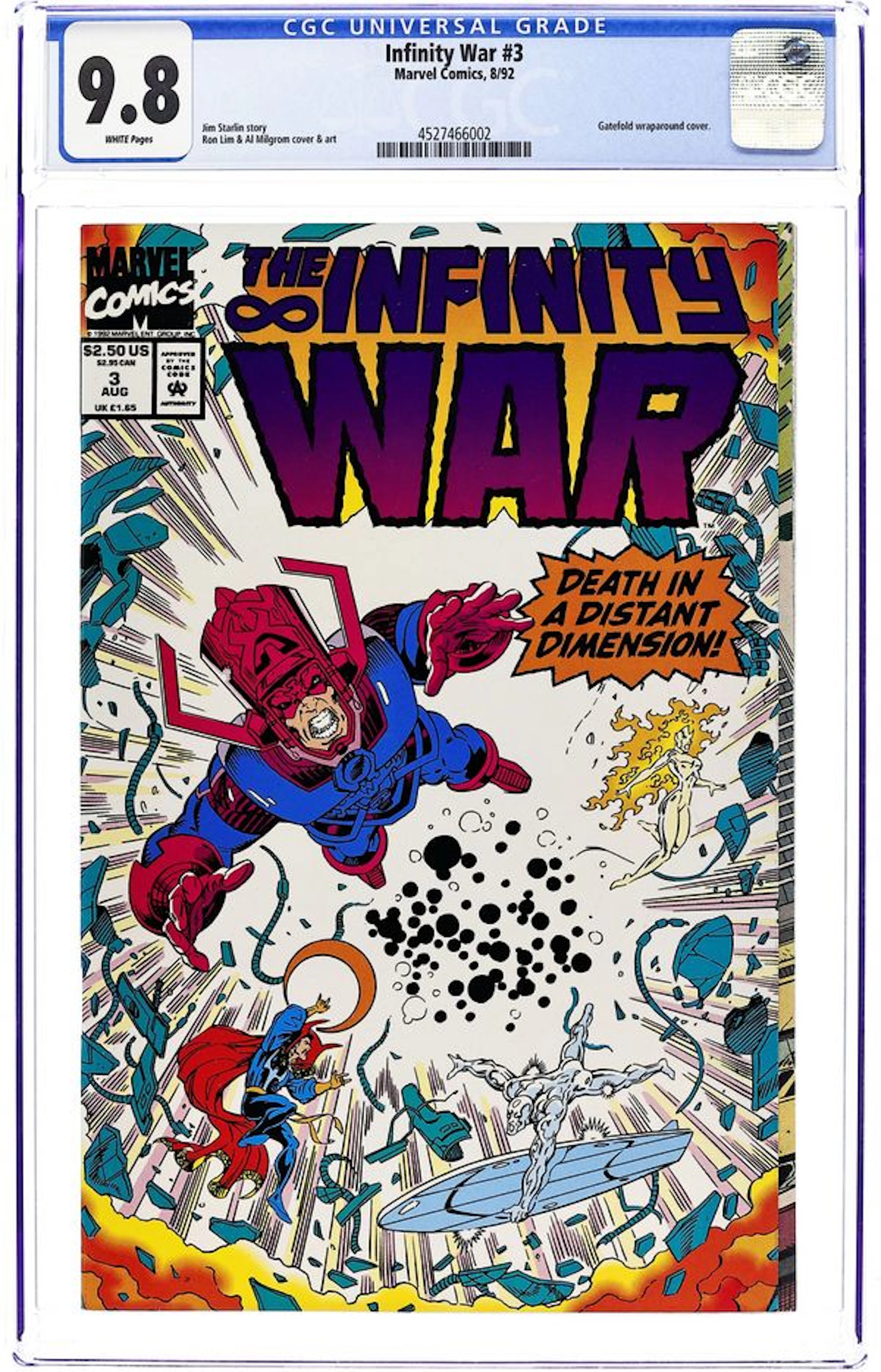 Infinity War (1992) 3 CGC 9.8