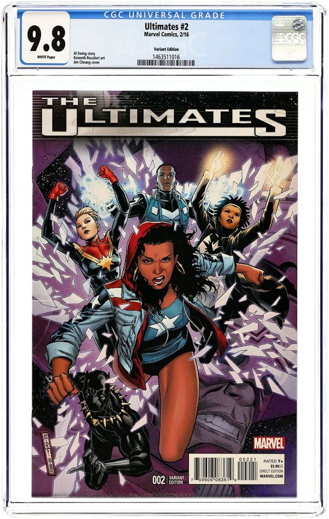 Ultimates (2015 Marvel) 2B CGC 9.8