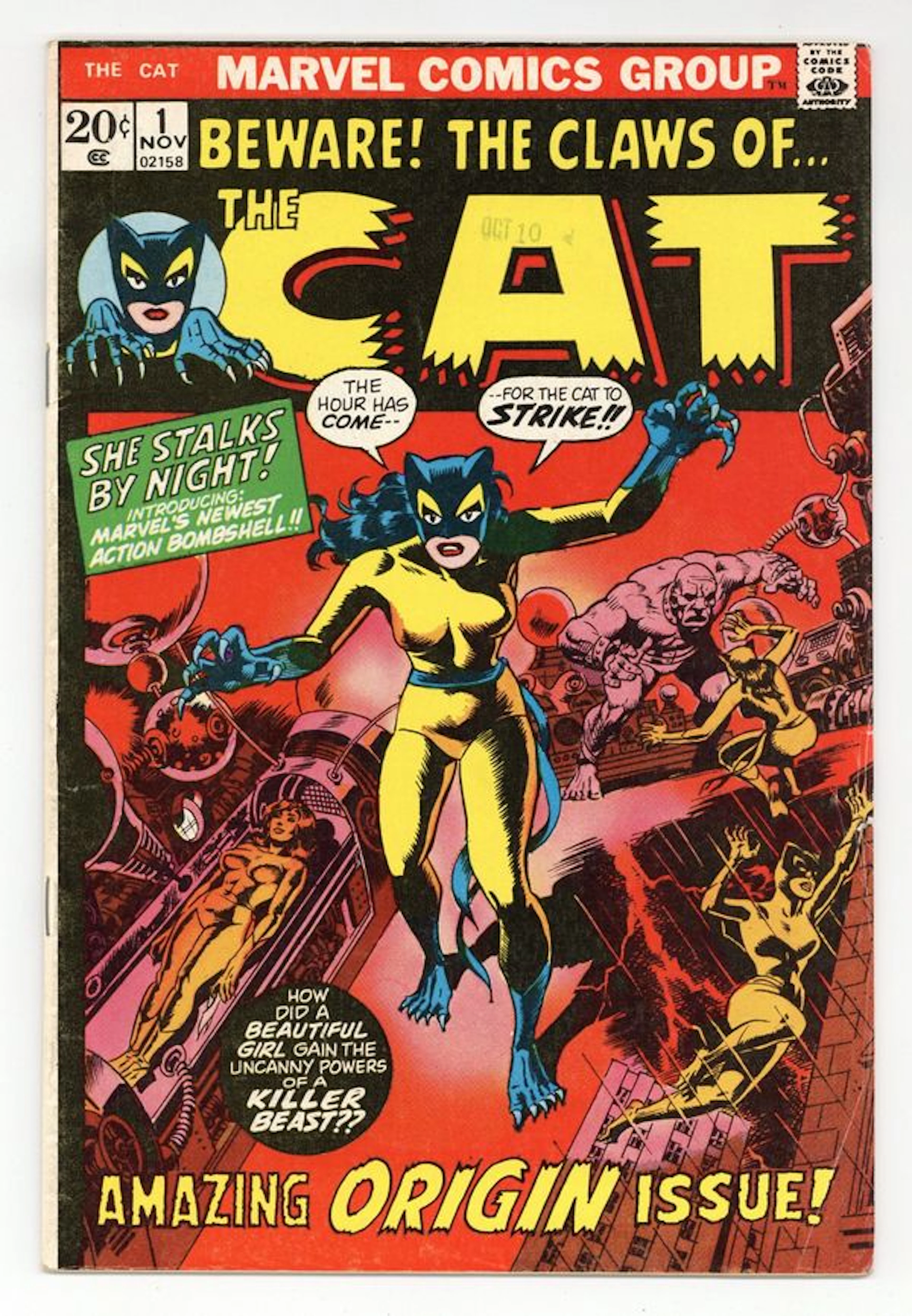 Cat (1972 Marvel) 1 VG+ 4.5