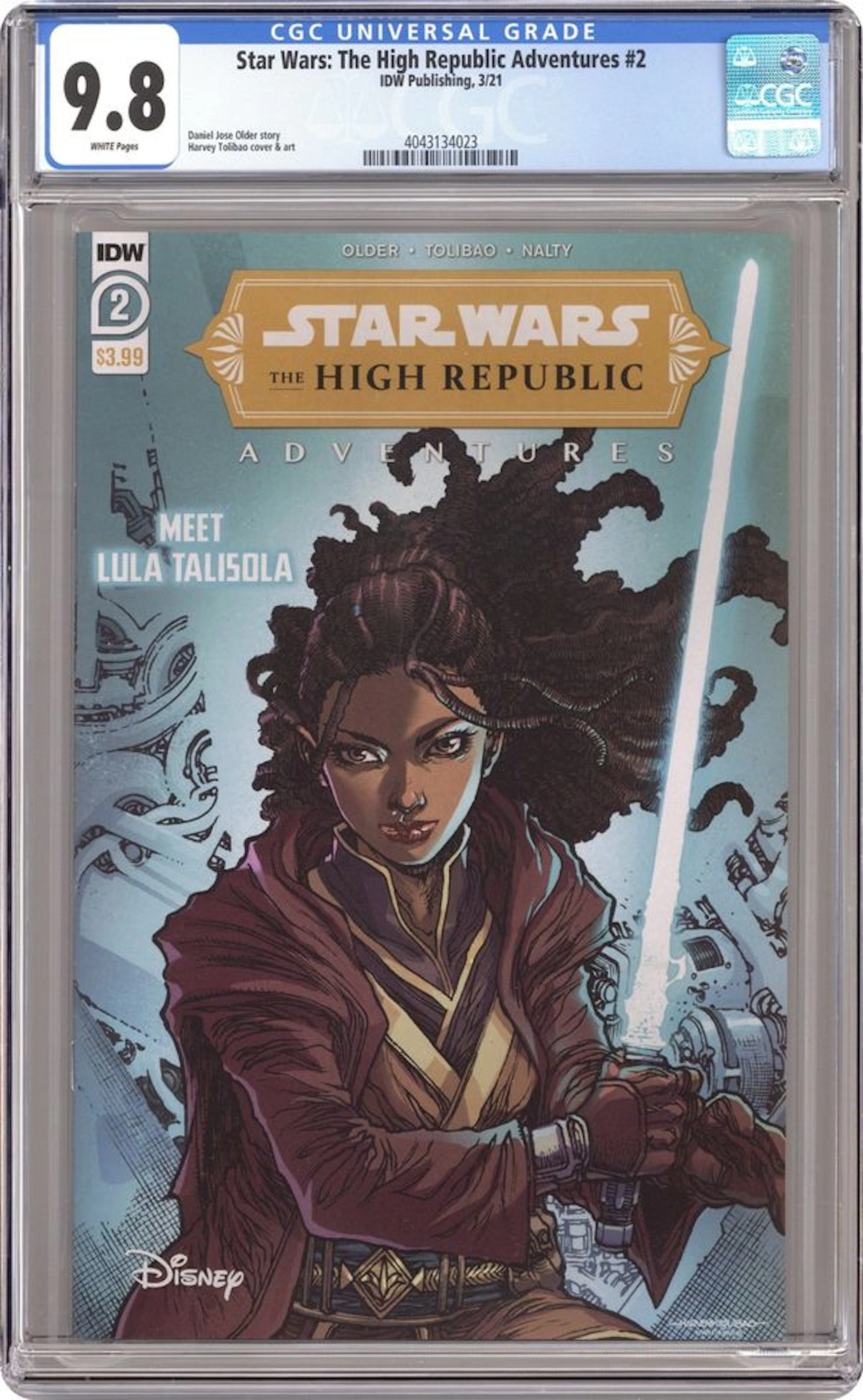 Star Wars The High Republic Adventures (2021 IDW) 2 CGC 9.8