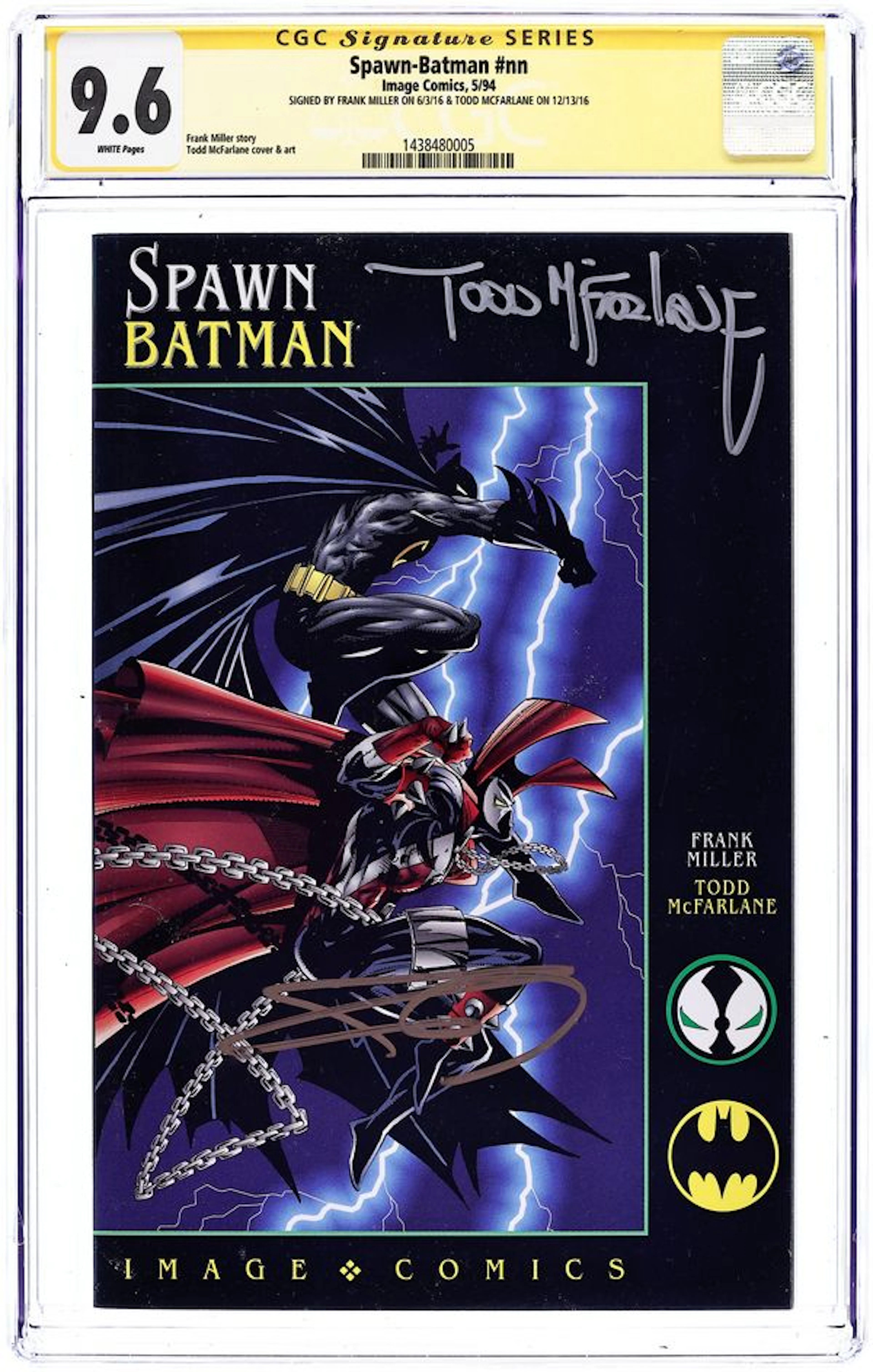 Spawn Batman (1994) 1D CGC 9.6 SS Miller/McFarlane