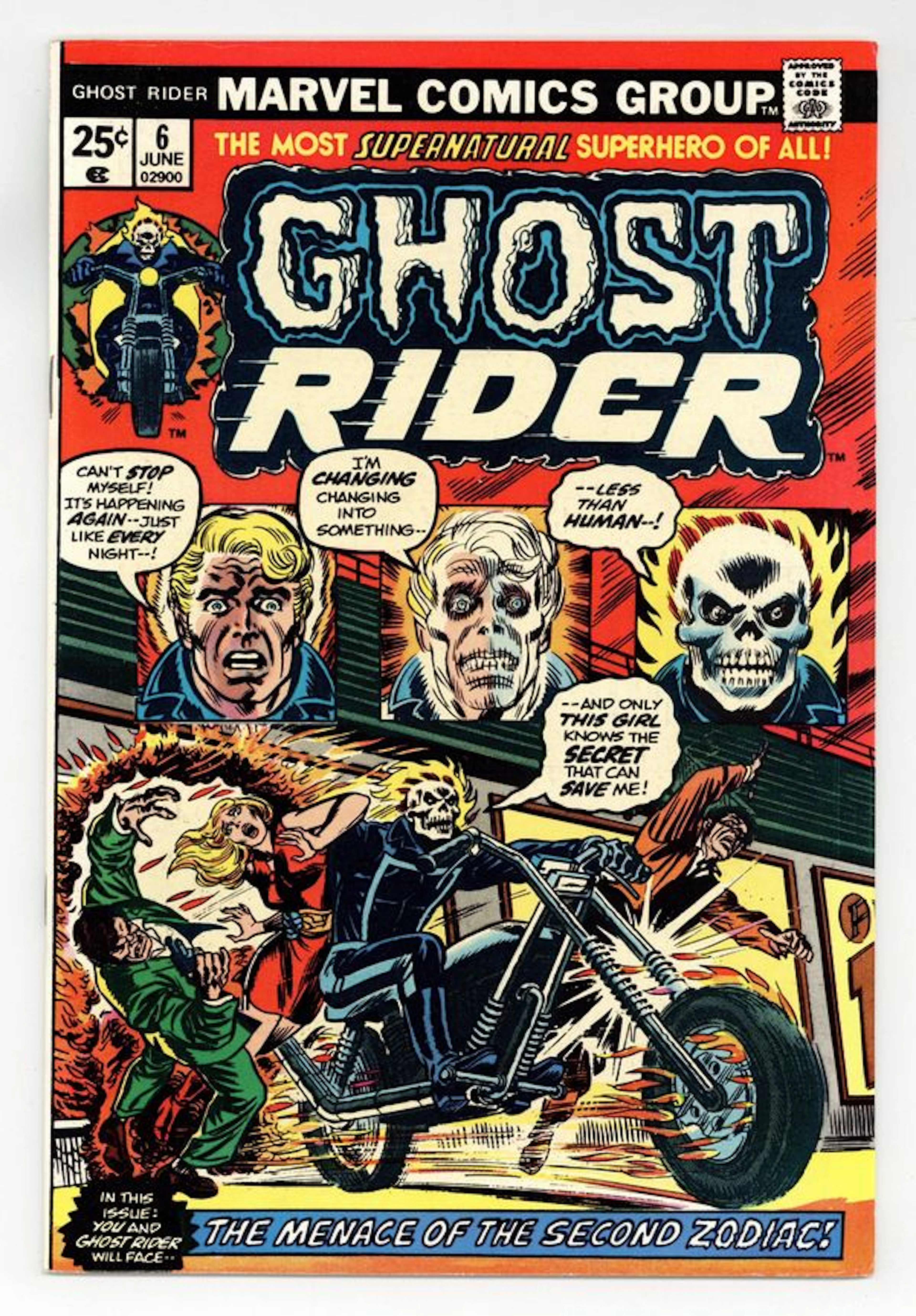Ghost Rider (1973 1st Series) 6 VG+ 4.5