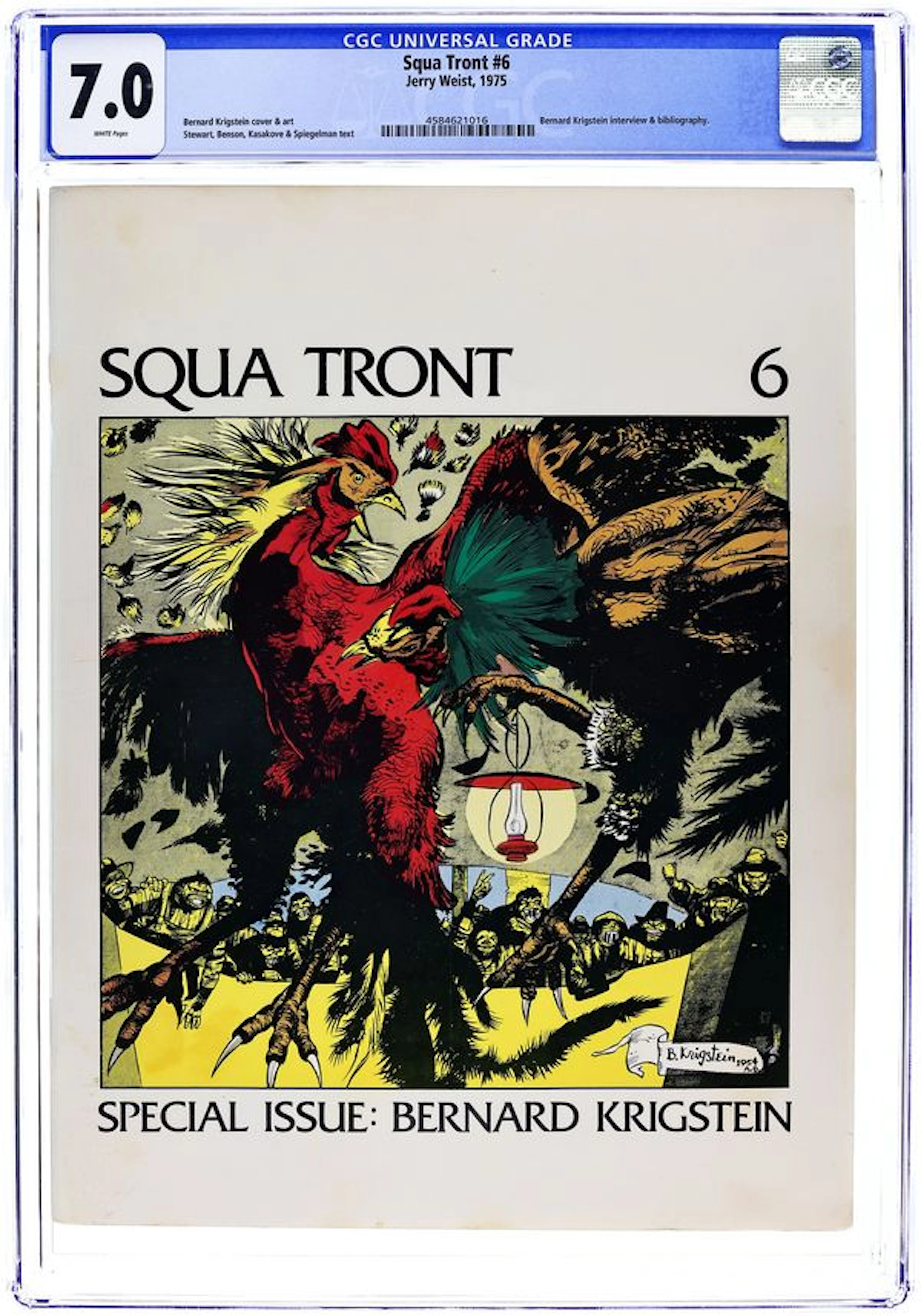 Squa Tront (1967-2022 Jerry Weist/Fantagraphics) 6 CGC 7.0
