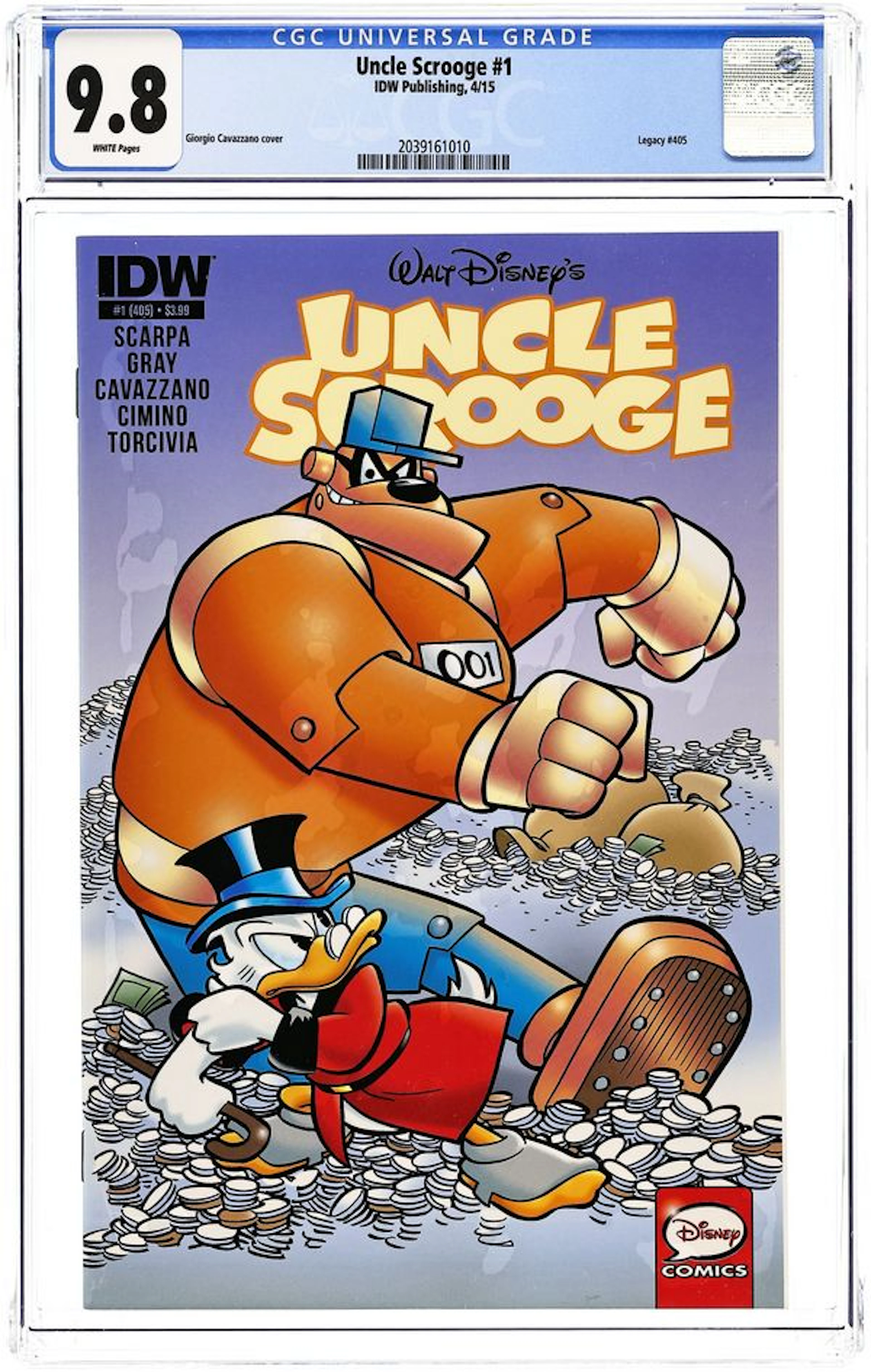 Uncle Scrooge (2015 IDW) 1 CGC 9.8