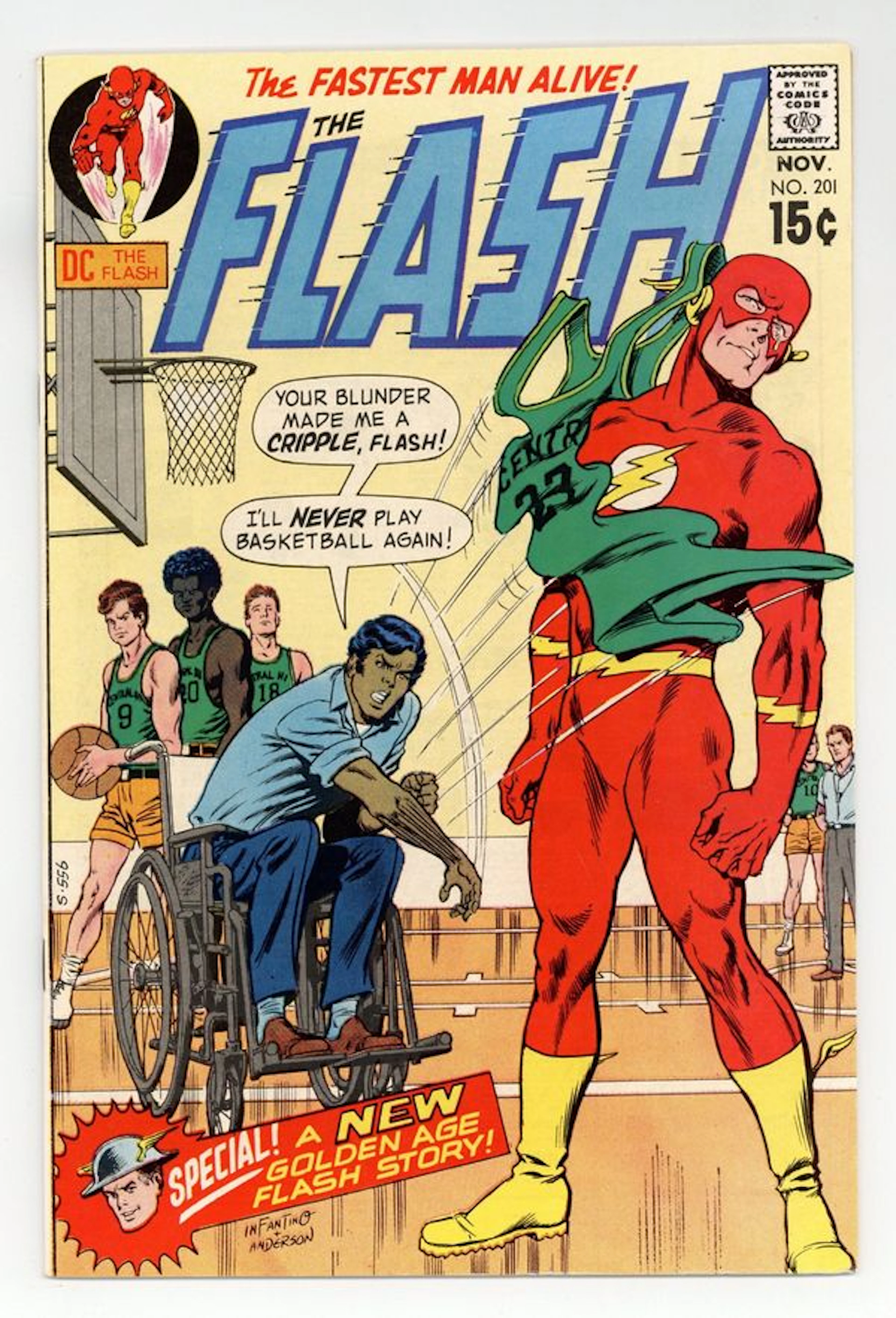 Flash (1959 1st Series DC) 201 VF- 7.5