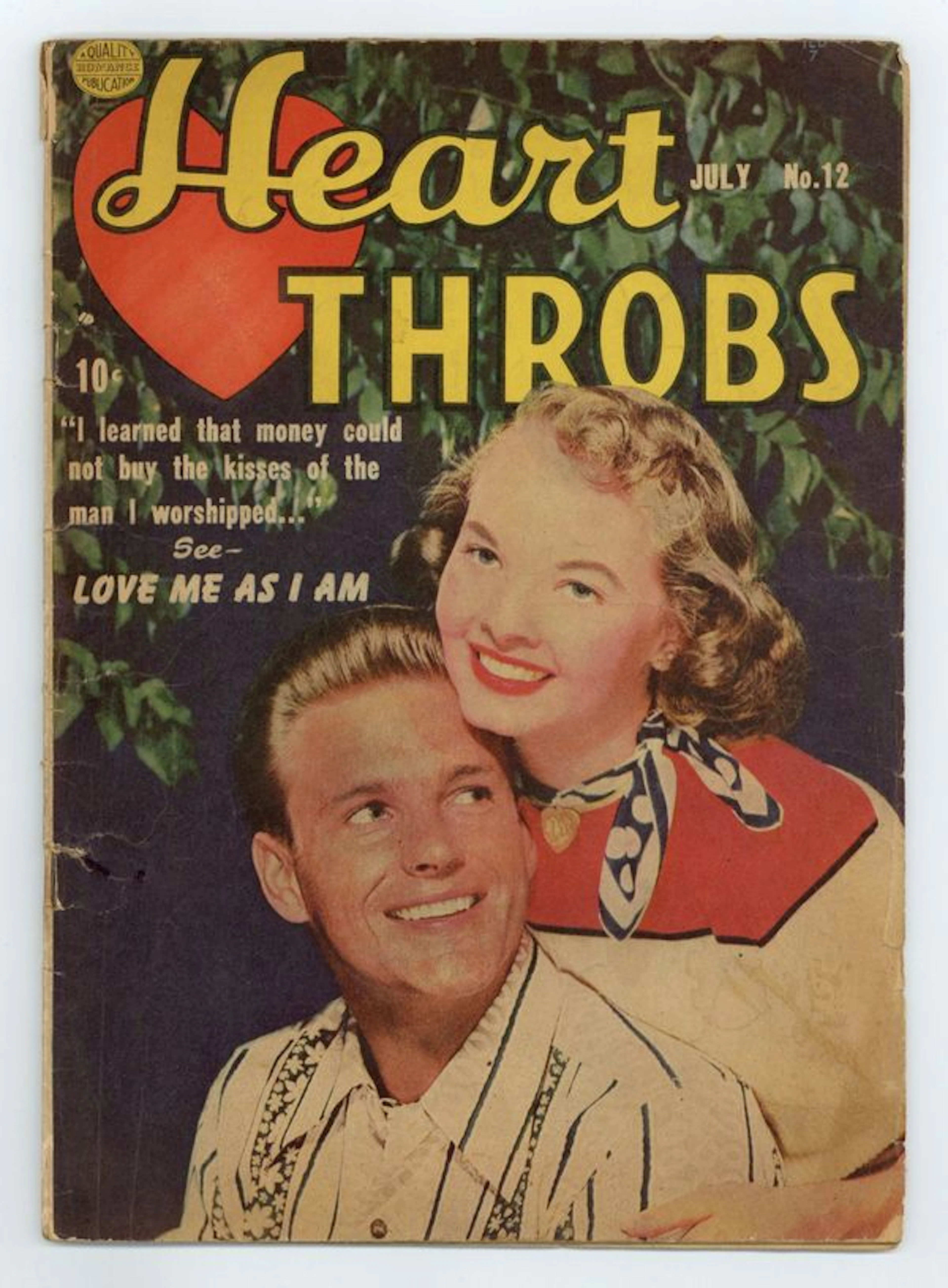 Heart Throbs (1949 Quality/DC) 12 GD+ 2.5 (R)
