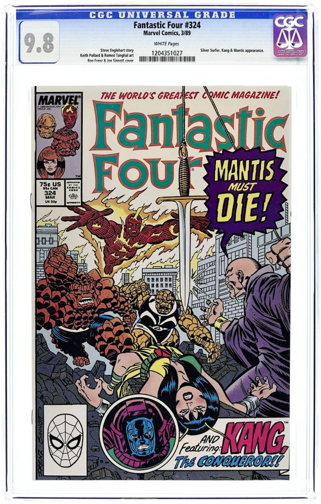 Fantastic Four (1961 1st Series) 324 CGC 9.8