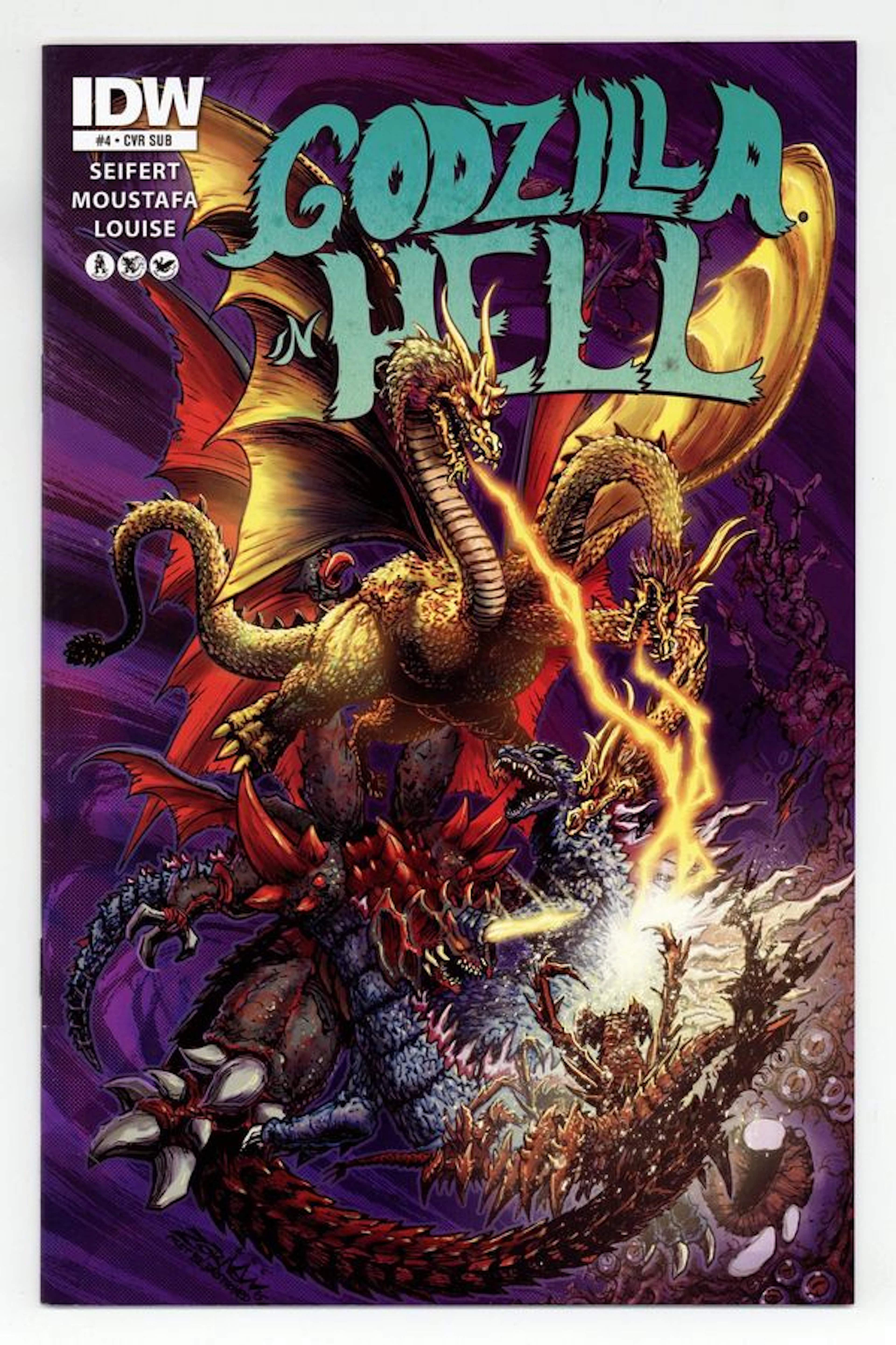 Godzilla in Hell (2015 IDW) 4SUB VF+ 8.5
