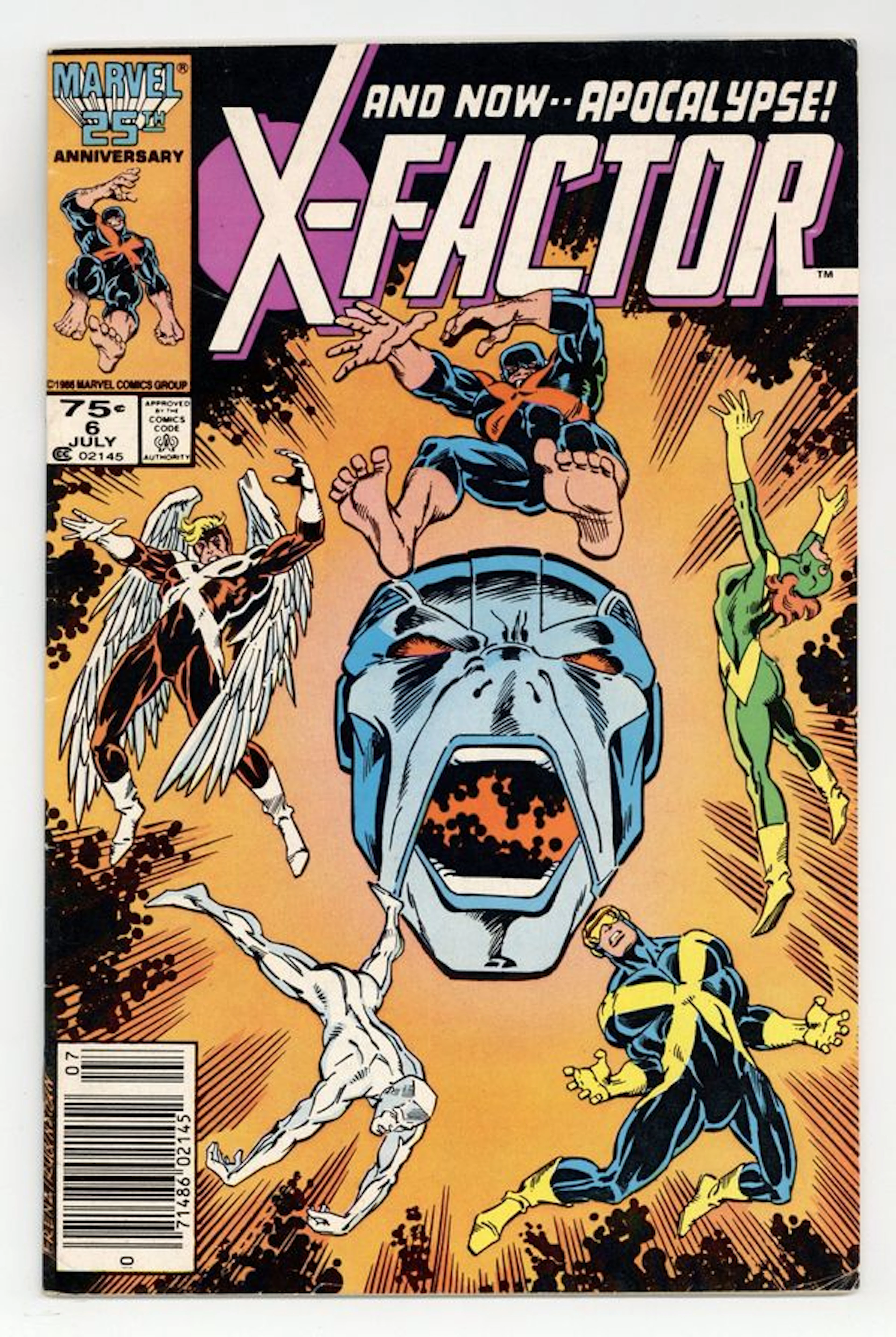 X-Factor (1986 1st Series Marvel) 6N VG+ 4.5