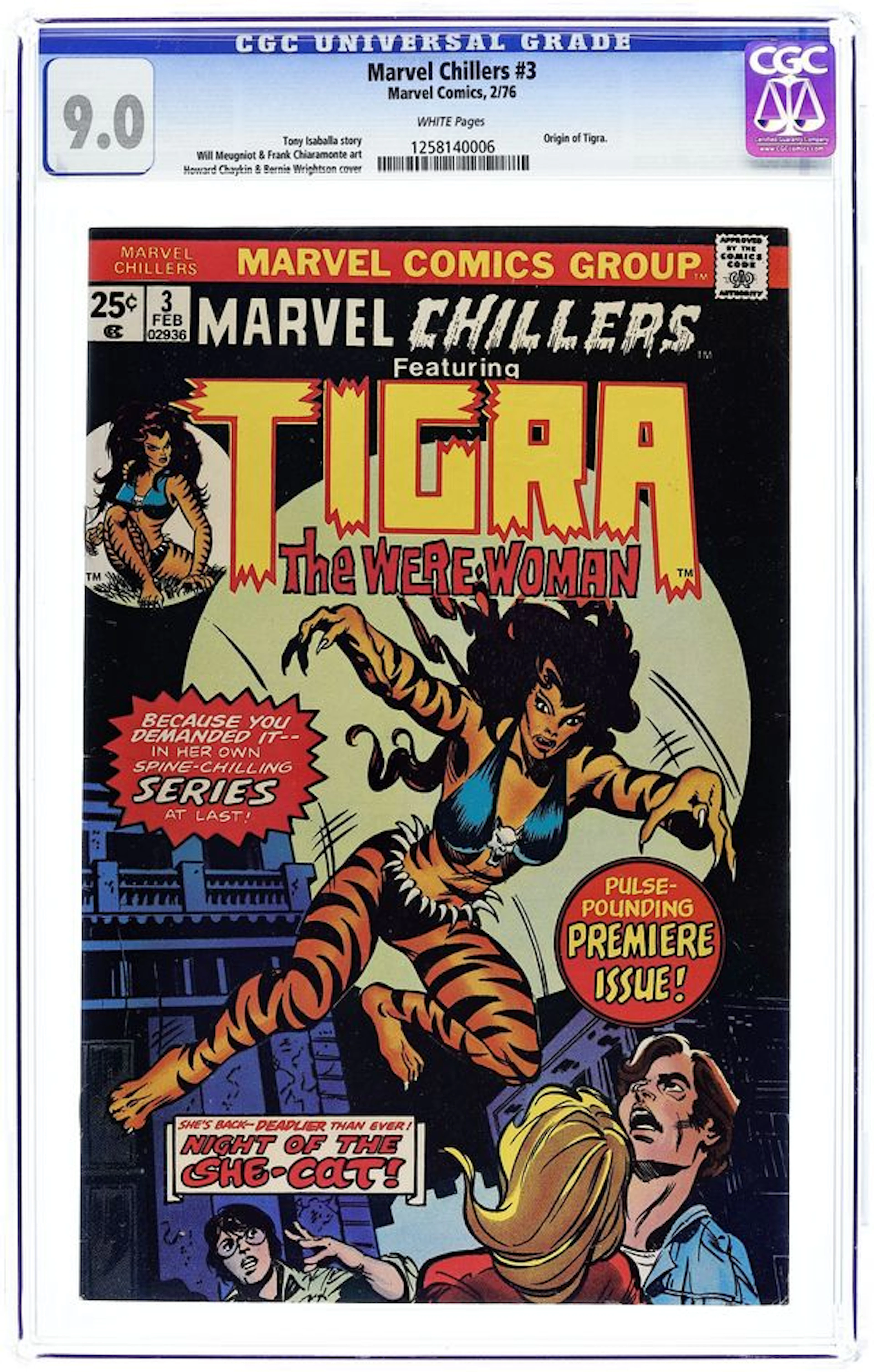 Marvel Chillers (1975) 3 CGC 9.0