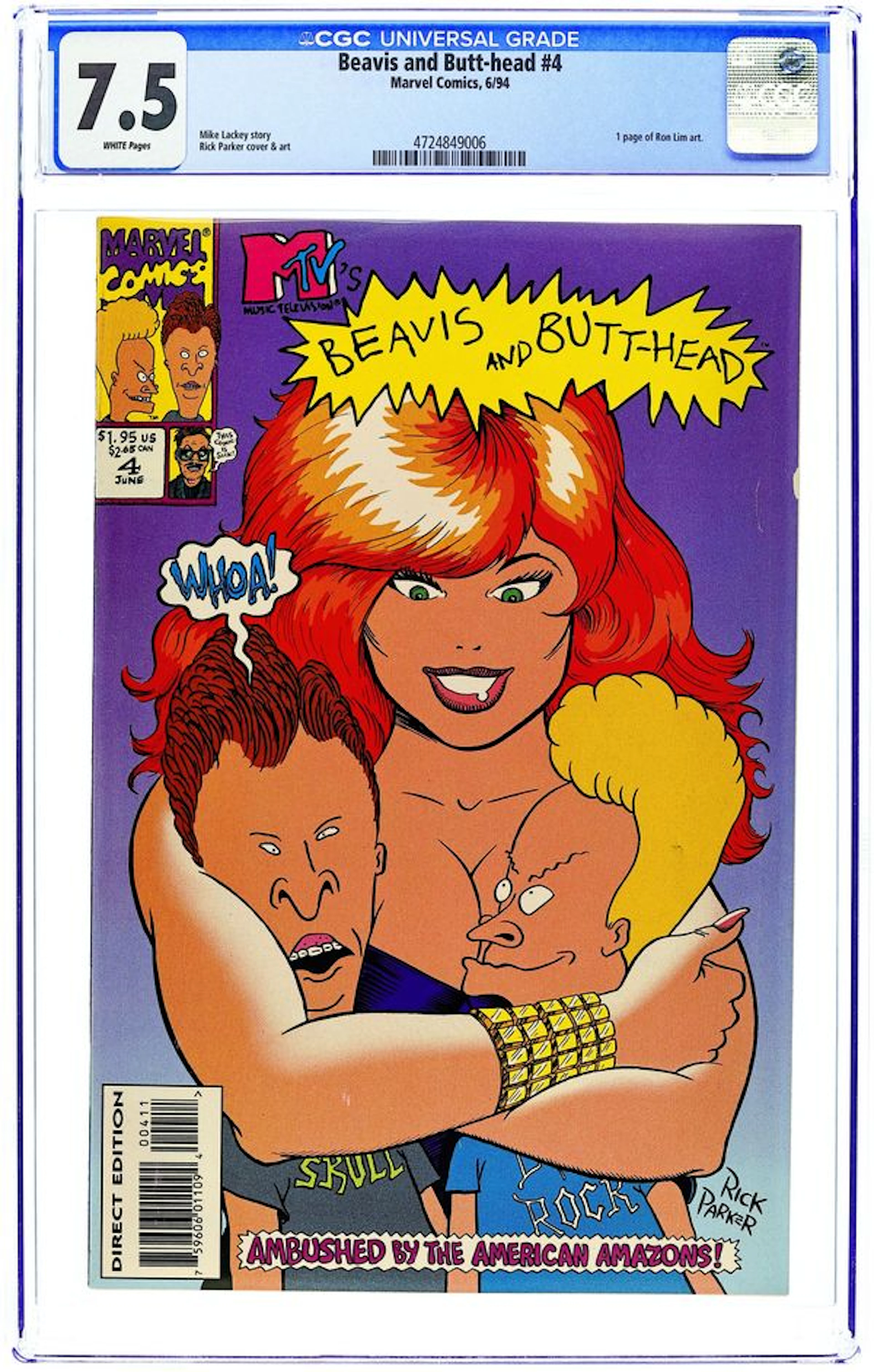 Beavis and Butt-Head (1994) 4 CGC 7.5