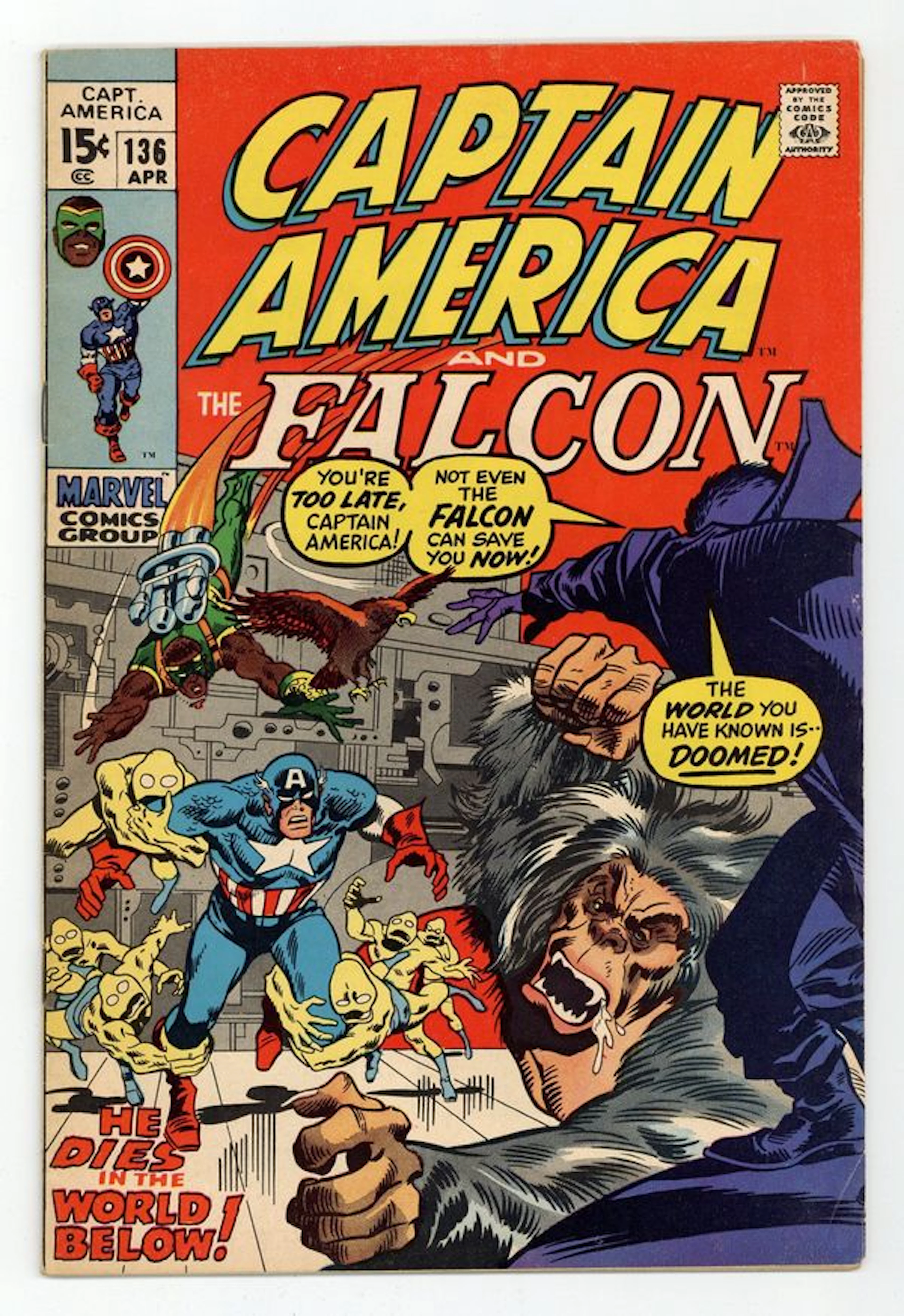 Captain America (1968 1st Series) 136 VG/FN 5.0