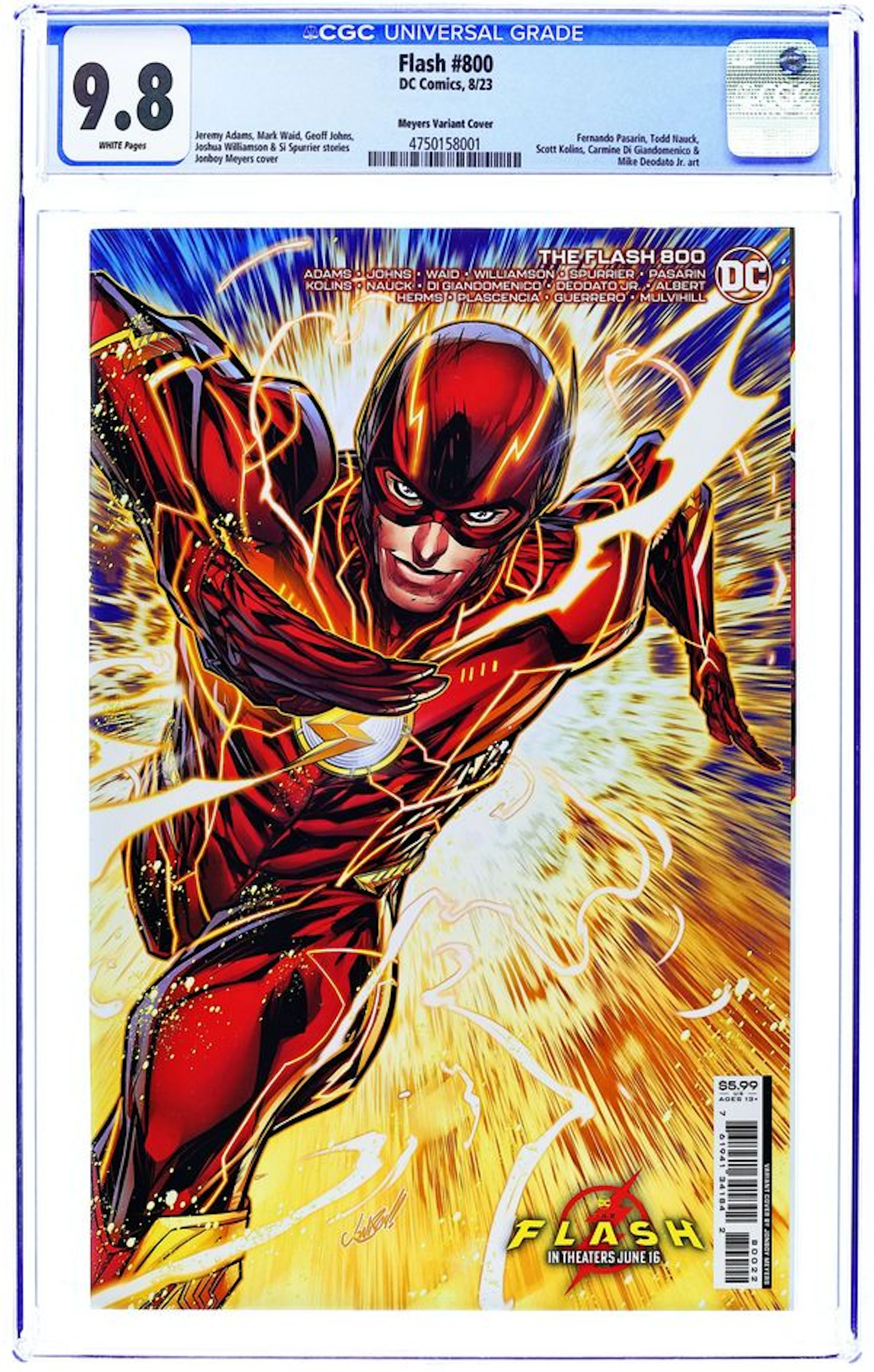 Flash (2016 5th Series) 800G CGC 9.8