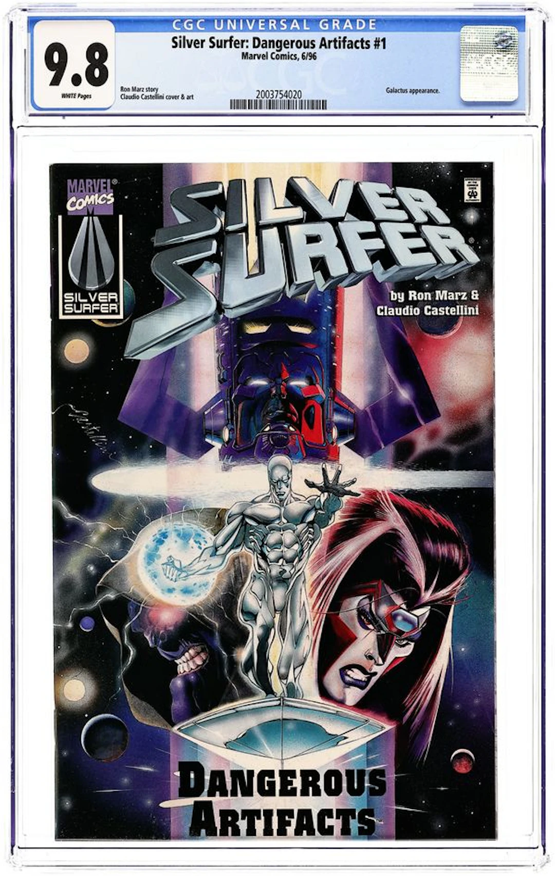 Silver Surfer Dangerous Artifacts (1996) 1 CGC 9.8