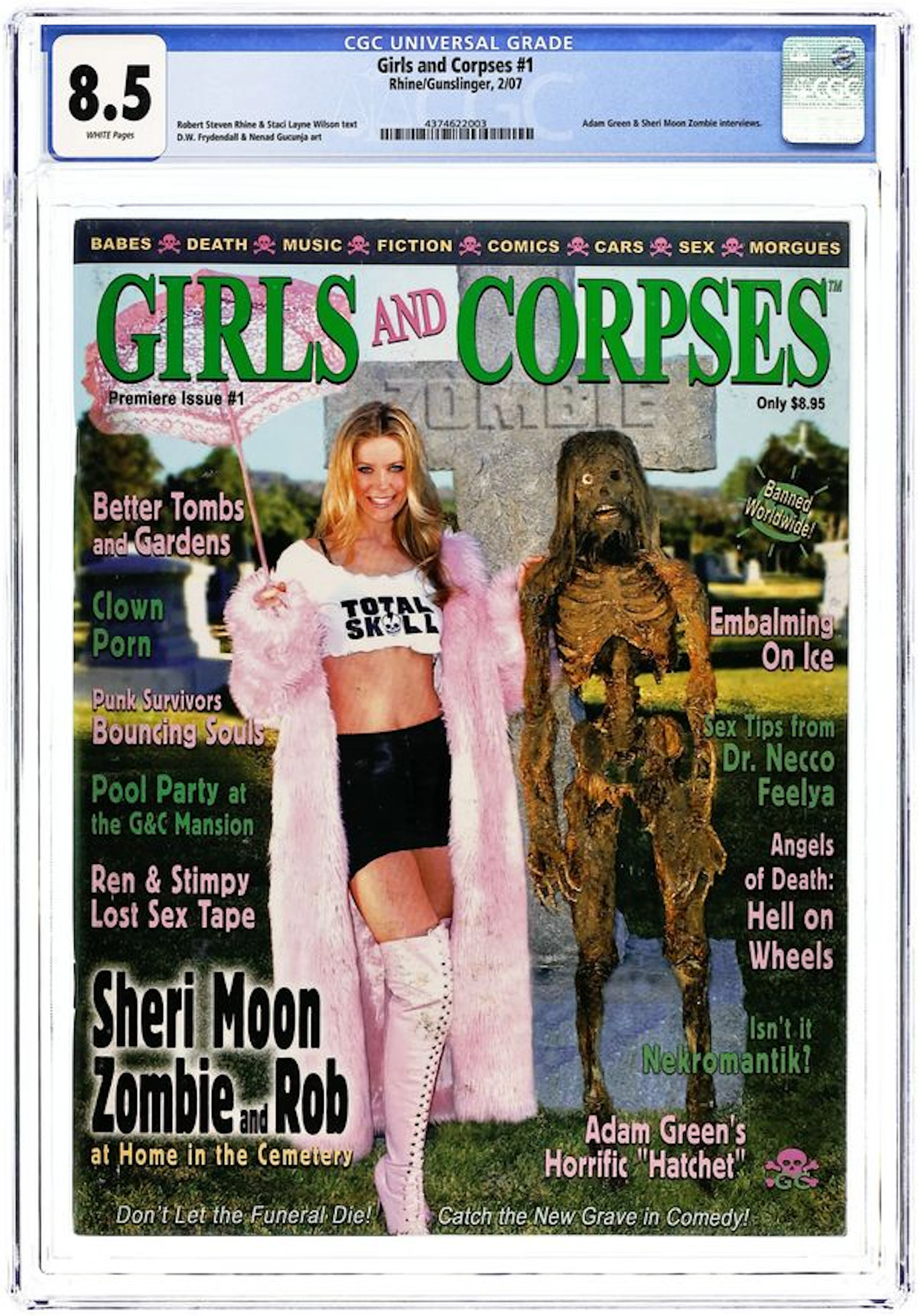Girls and Corpses (2007 Rhine Entertainment) 2007, SPRING CGC 8.5