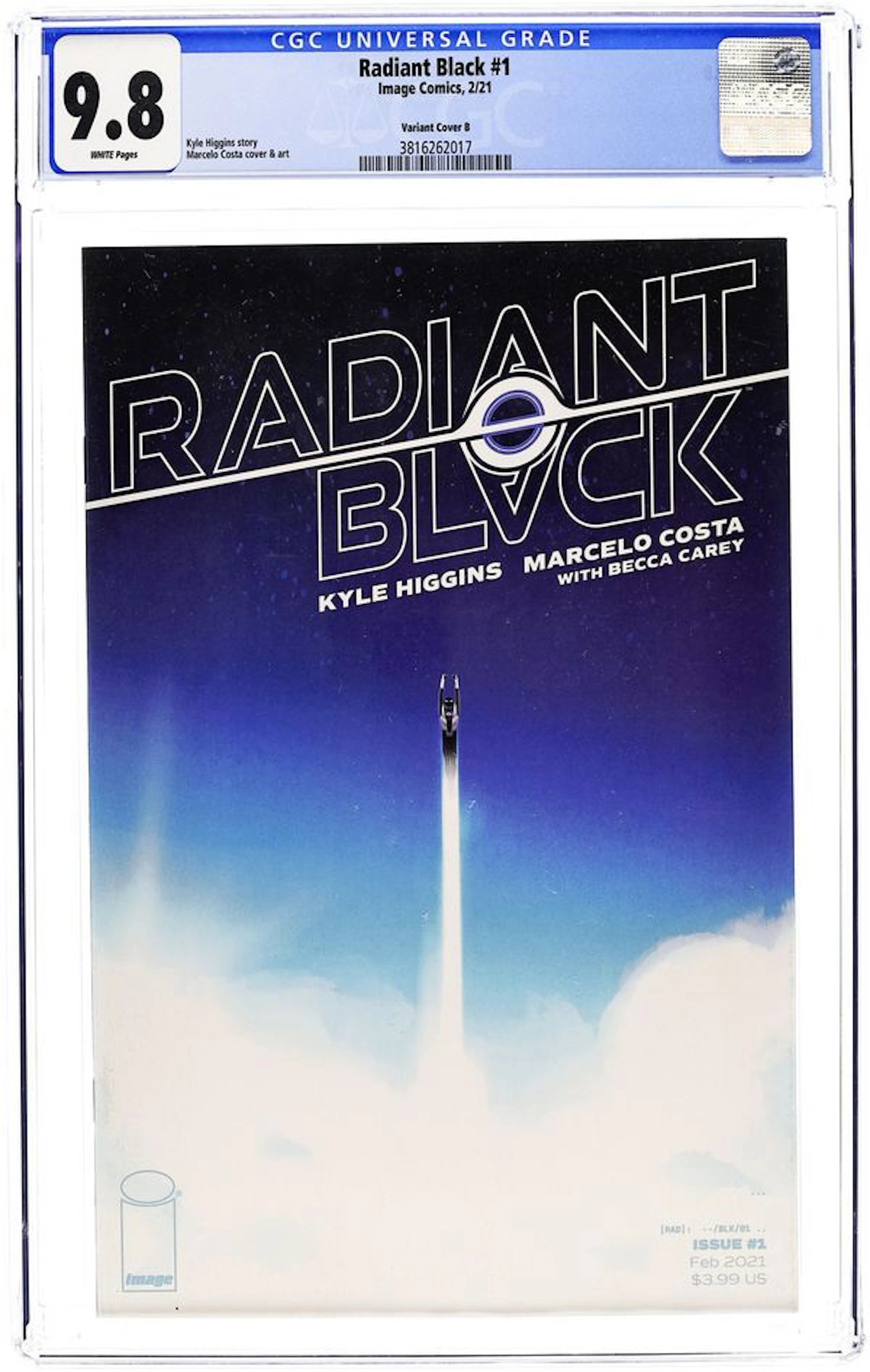 Radiant Black (2021 Image) 1B CGC 9.8