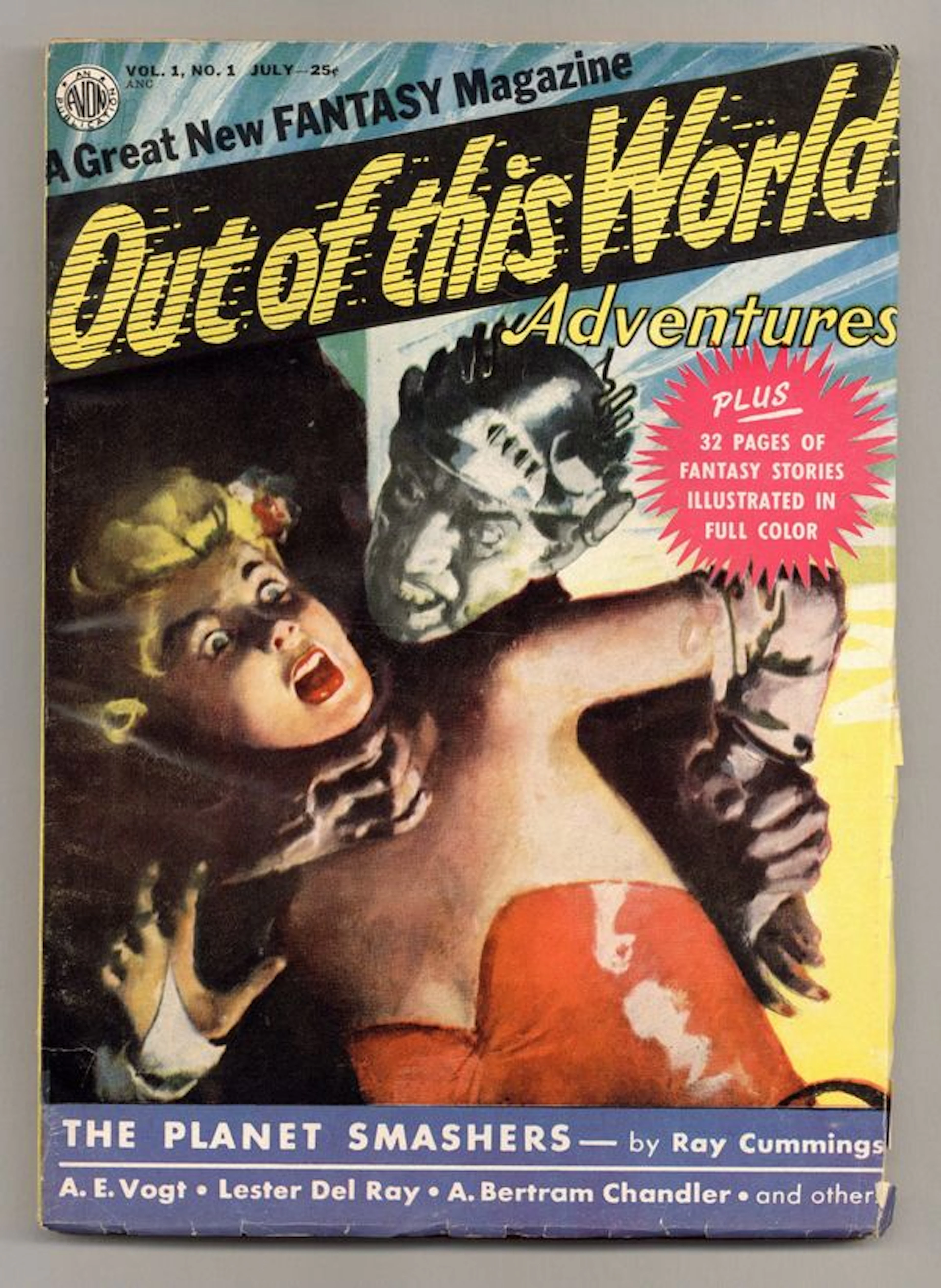 Out of This World Adventures (1950 Avon) Pulp Vol. 1 #1 GD/VG 3.0